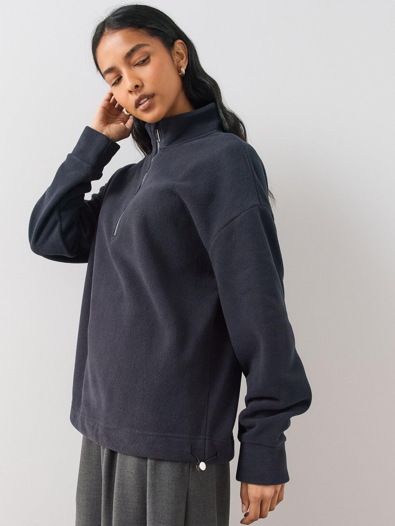 Image 5 of 6 of The Very Collection Funnel Neck Fleece