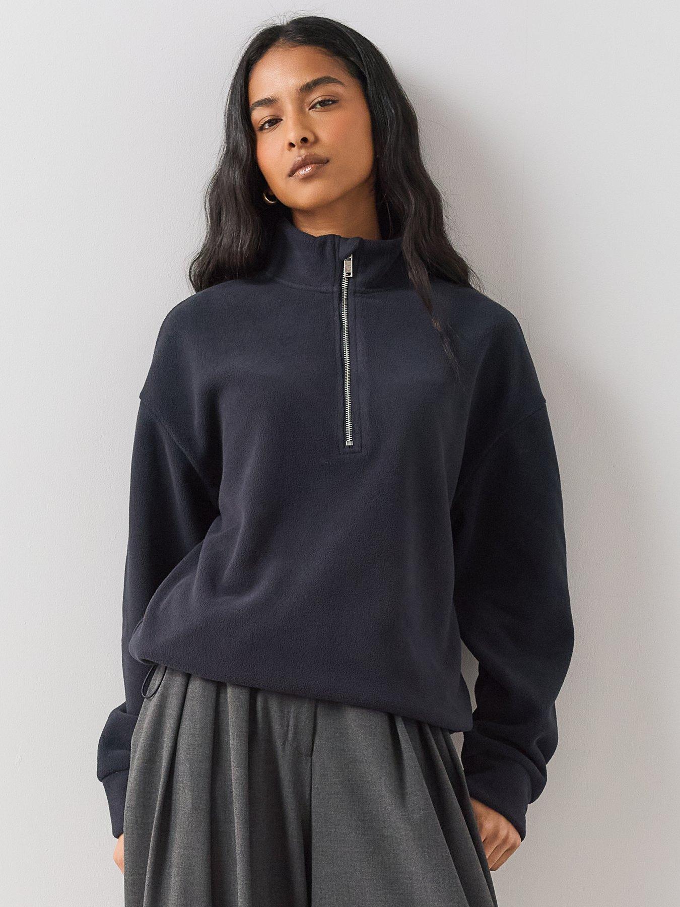 Image 6 of 6 of The Very Collection Funnel Neck Fleece
