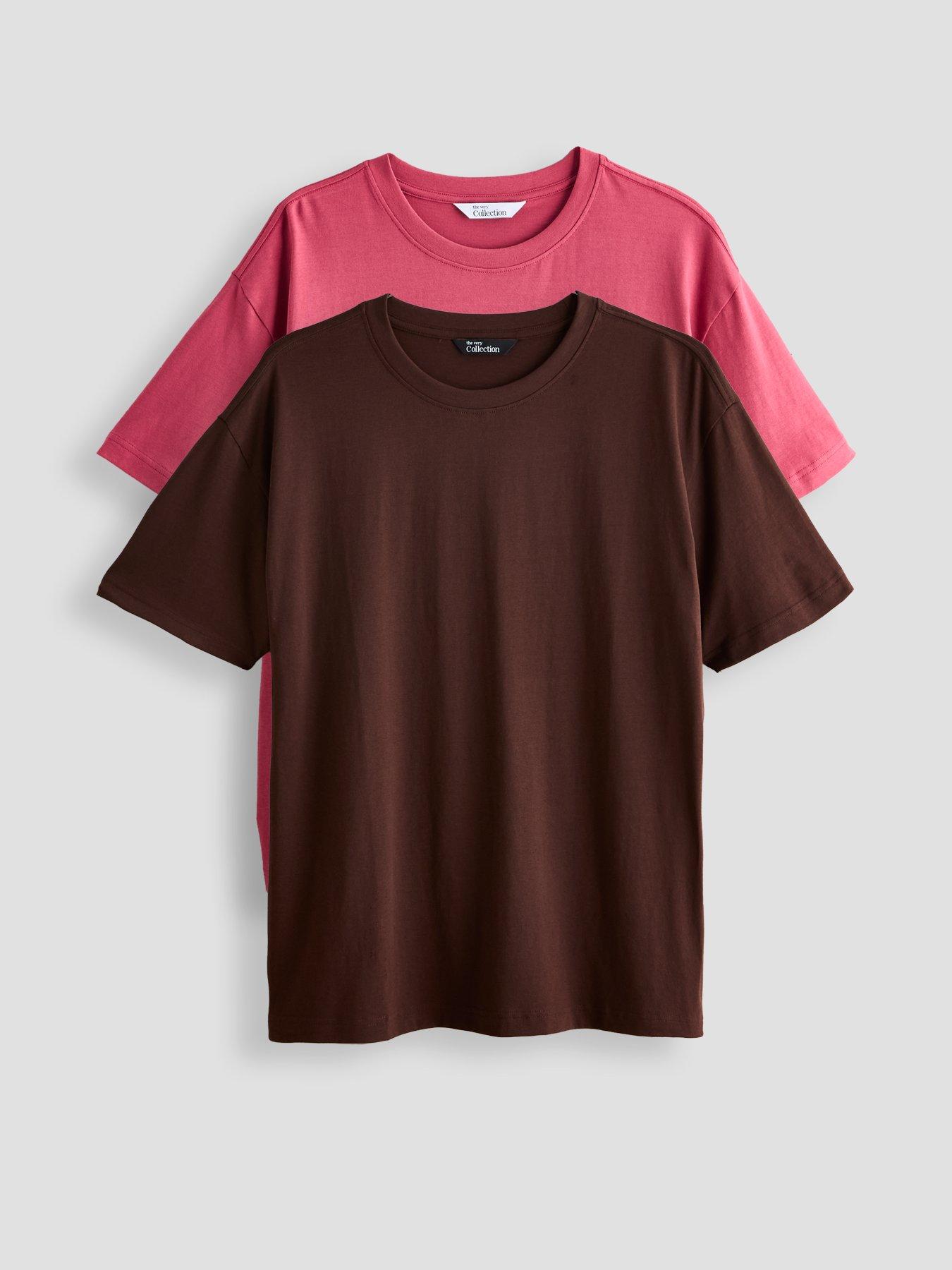 The Very Collection 2 Pack Crew Oversized Tee