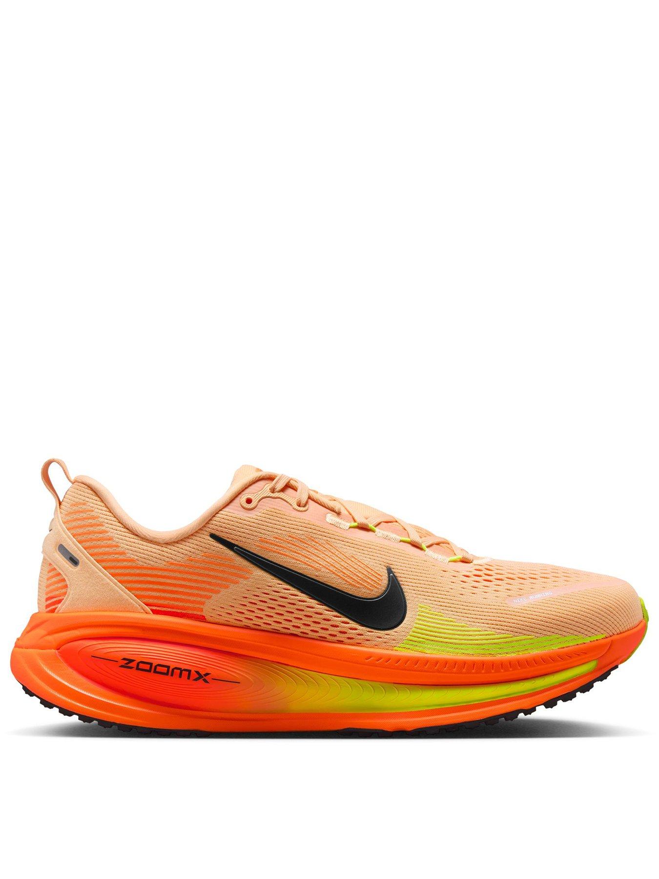 Image 1 of 7 of Nike Mens Vomero 18 Cushioned Lace-Up Running Trainers - Orange