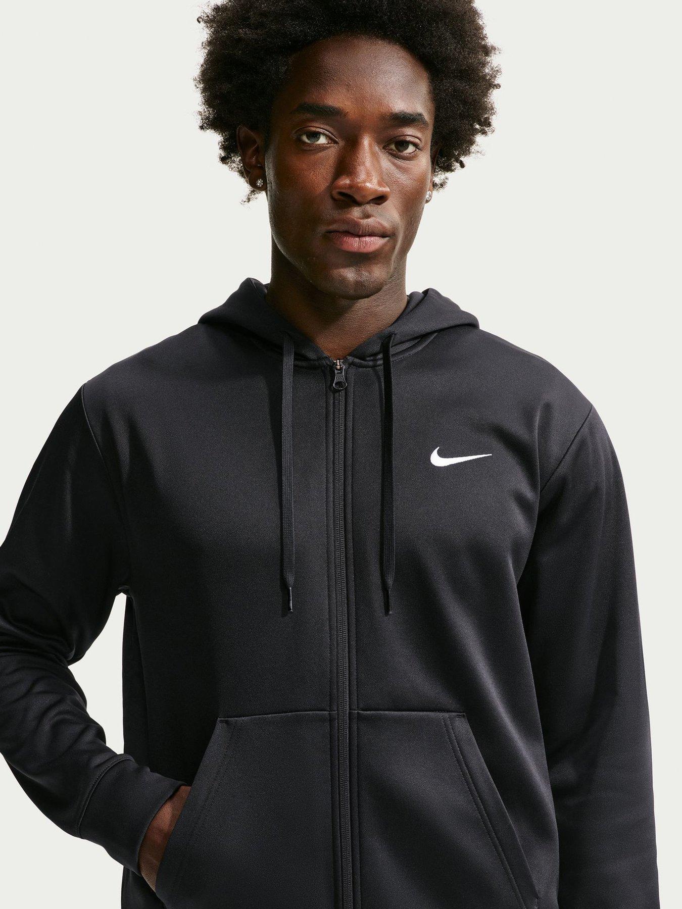 Image 3 of 5 of Nike Mens Therma-FIT Flex Full-Zip Hooded Training Hoodie - Black