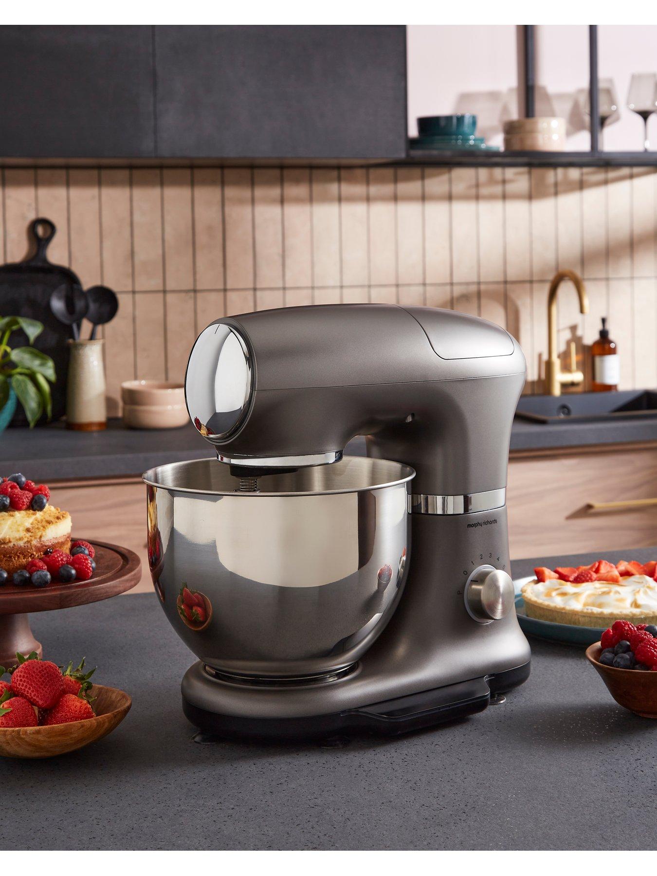 Image 2 of 8 of Morphy Richards Stand Mixer Grey
