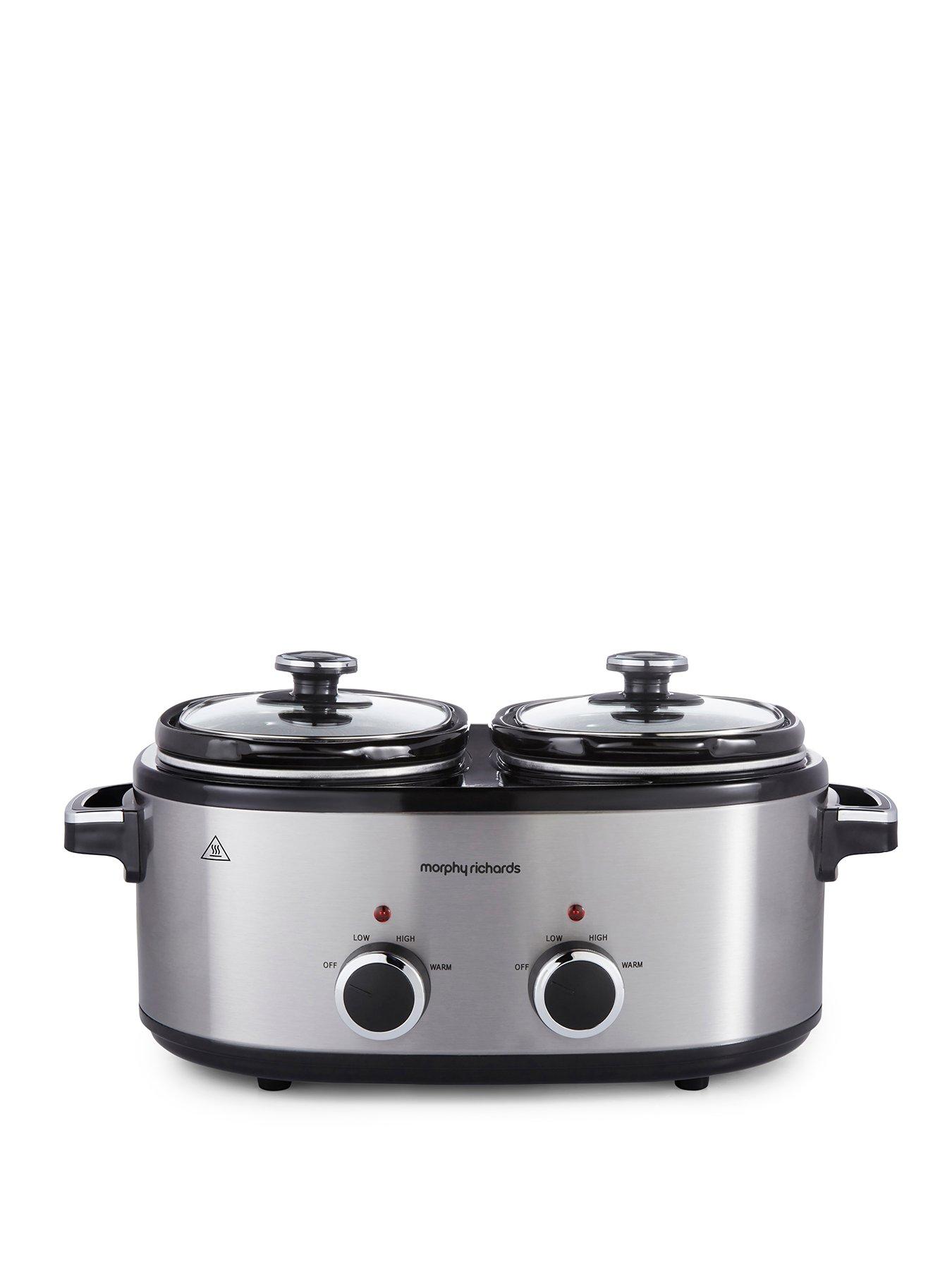 morphy-richards-38l-duoserve-double-pot-slow-cookerfront