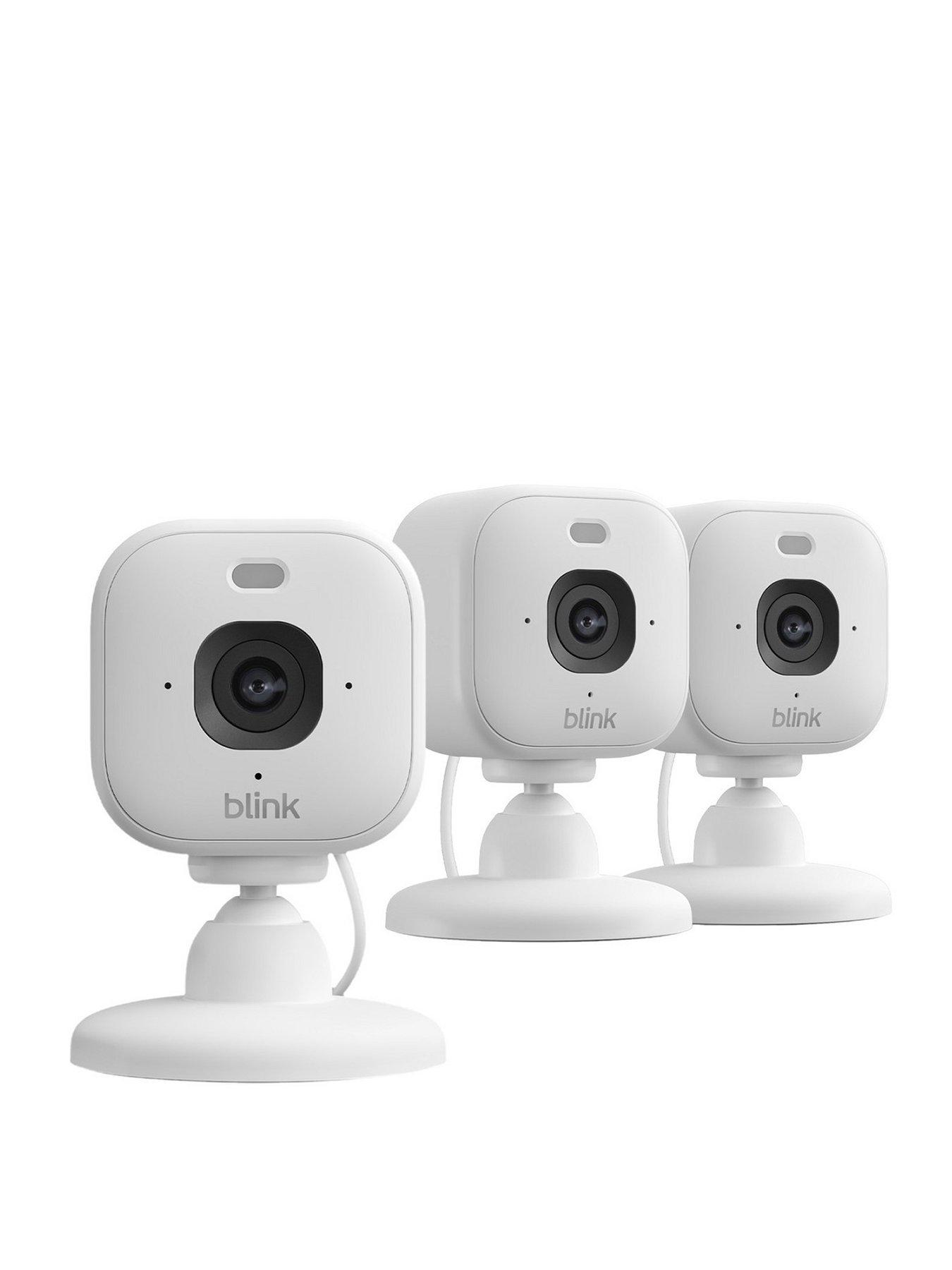 Blink Mini 2K+ Plug-in Smart Security Camera Bundle - Pack of 3