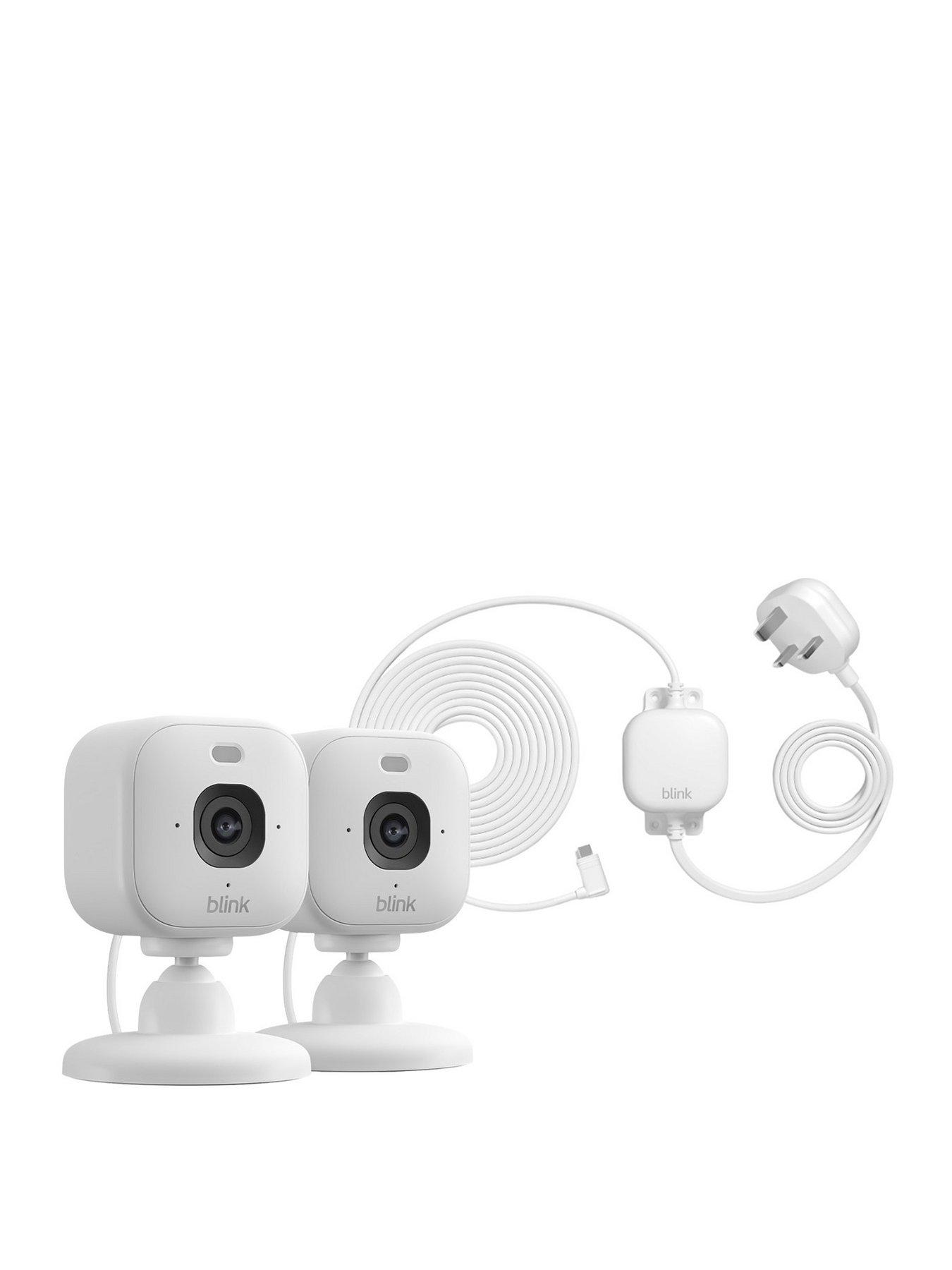 Blink Mini 2K+ Camera (2-Pack)  &  Outdoor Power Adaptor