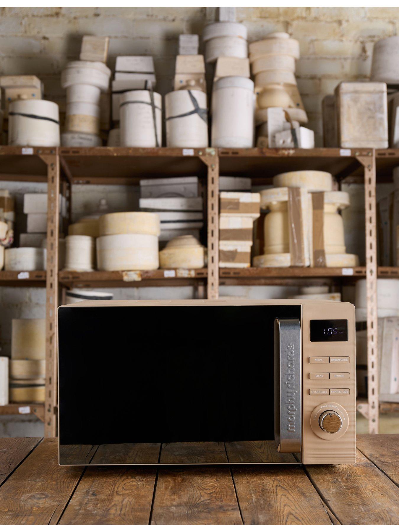 morphy-richards-clay-20l-800w-brown-digital-microwave-felsparback