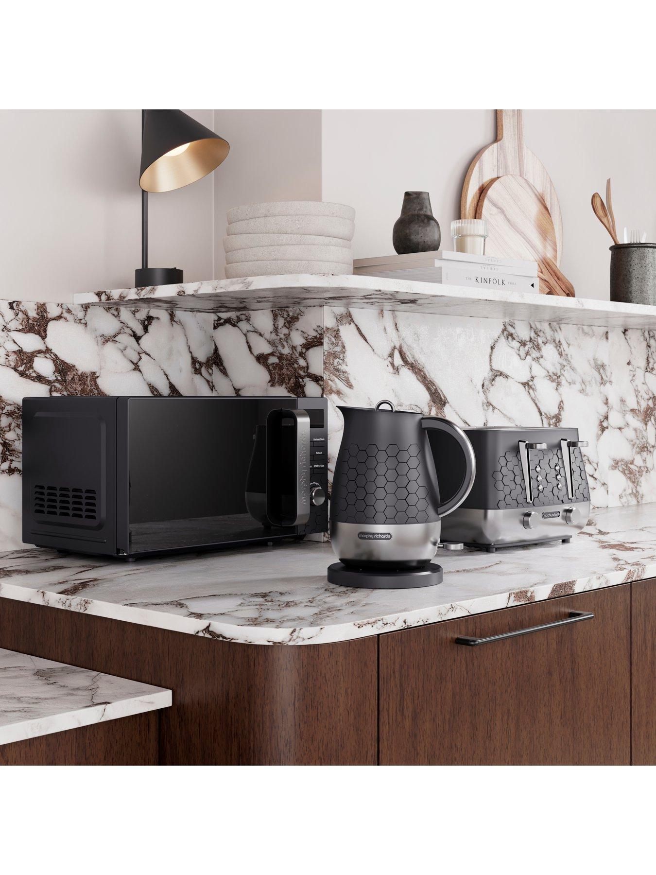 Image 2 of 7 of Morphy Richards Cassini Kettle, Toaster, Microwave Moonless Night