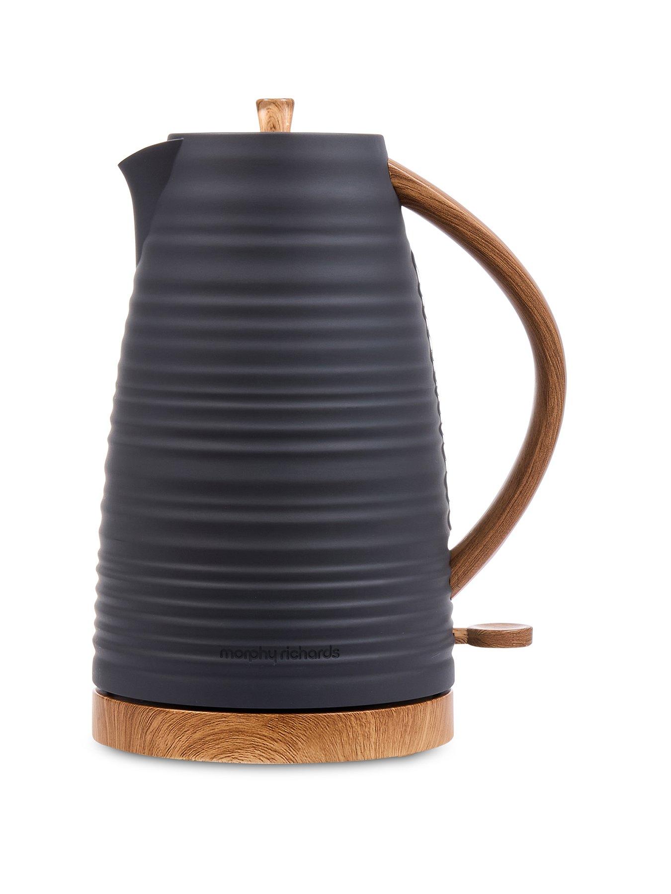 Morphy Richards Clay 1.7L Grey Jug Kettle - Flint