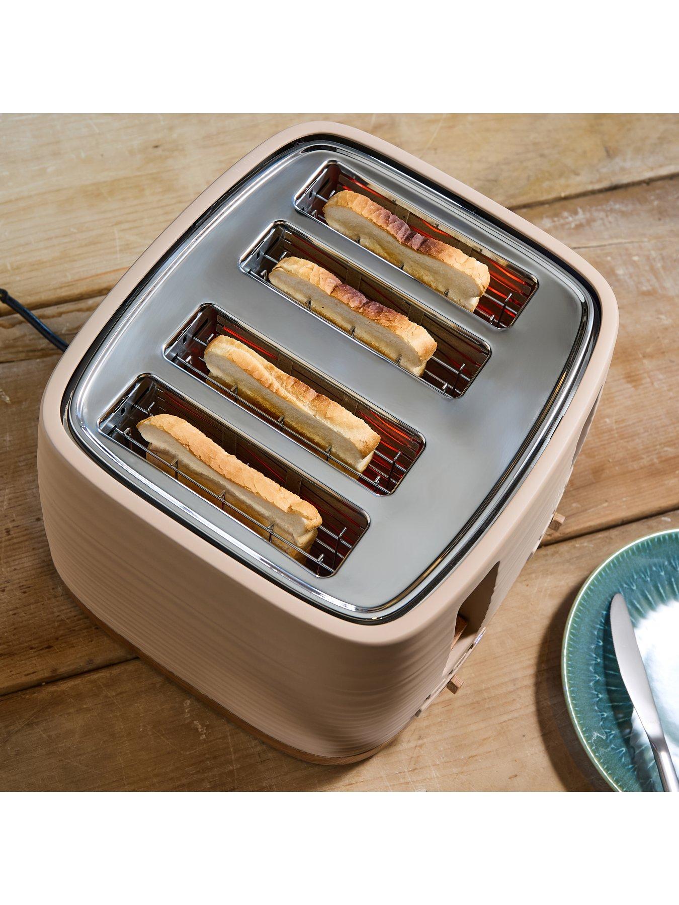 Image 5 of 8 of Morphy Richards Clay 4-Slice Brown Toaster - Felspar