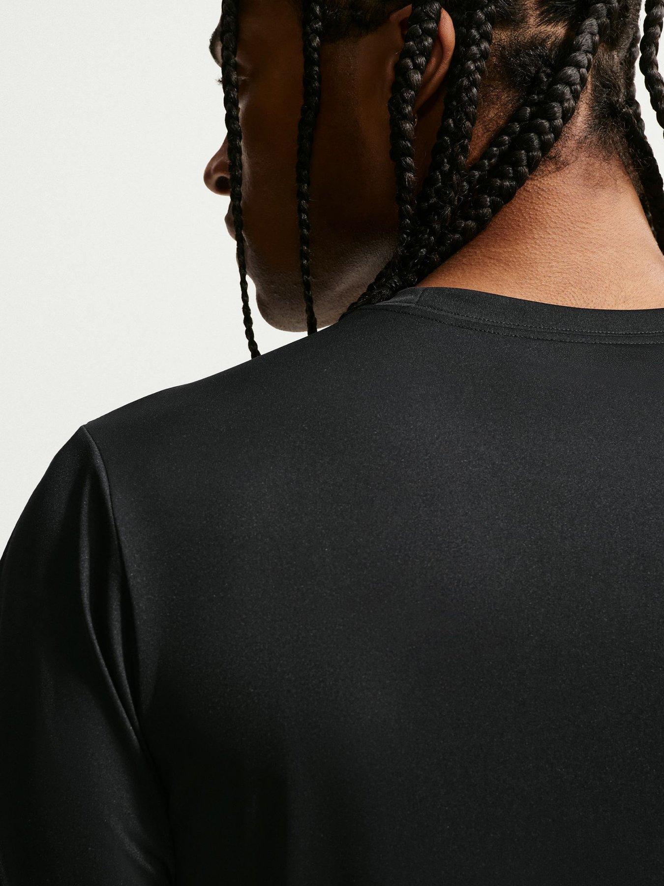 Image 4 of 5 of Nike Mens Dri-FIT Training T-Shirt - Black