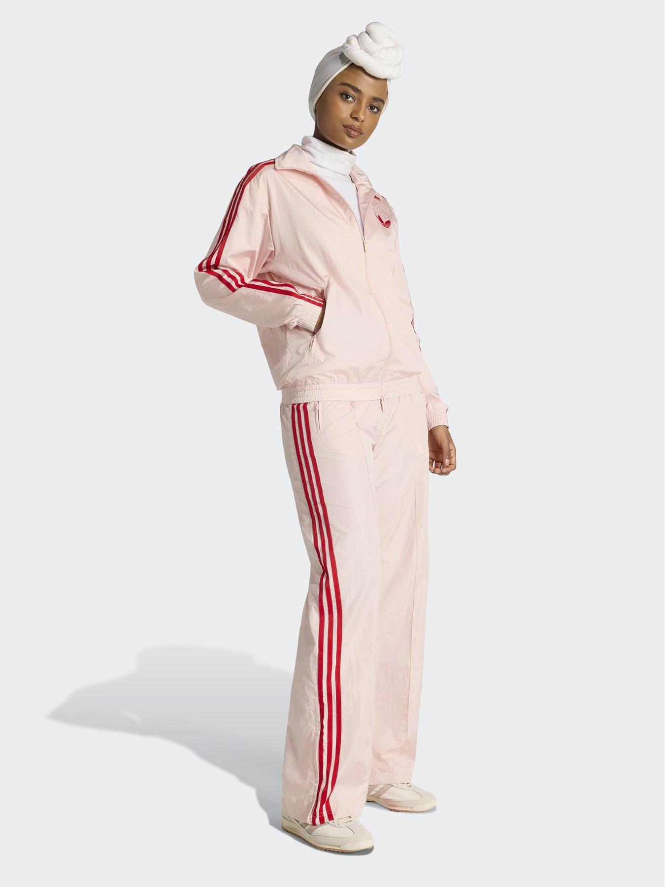 Image 3 of 6 of adidas Originals Womens Firebird Loose Trackt Pants - Pink