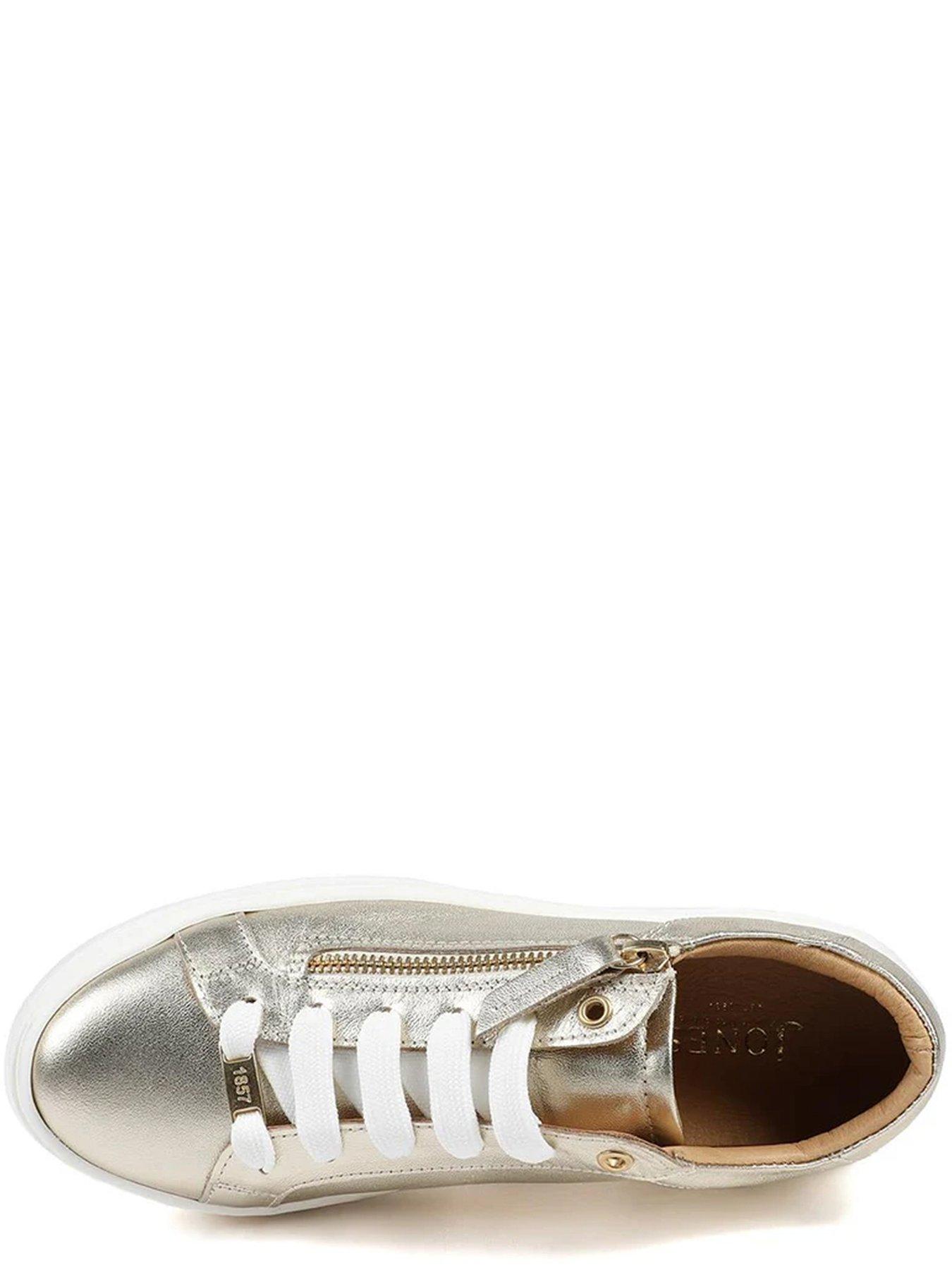 Image 4 of 6 of Jones Bootmaker Amalia Flatform Trainer - Gold