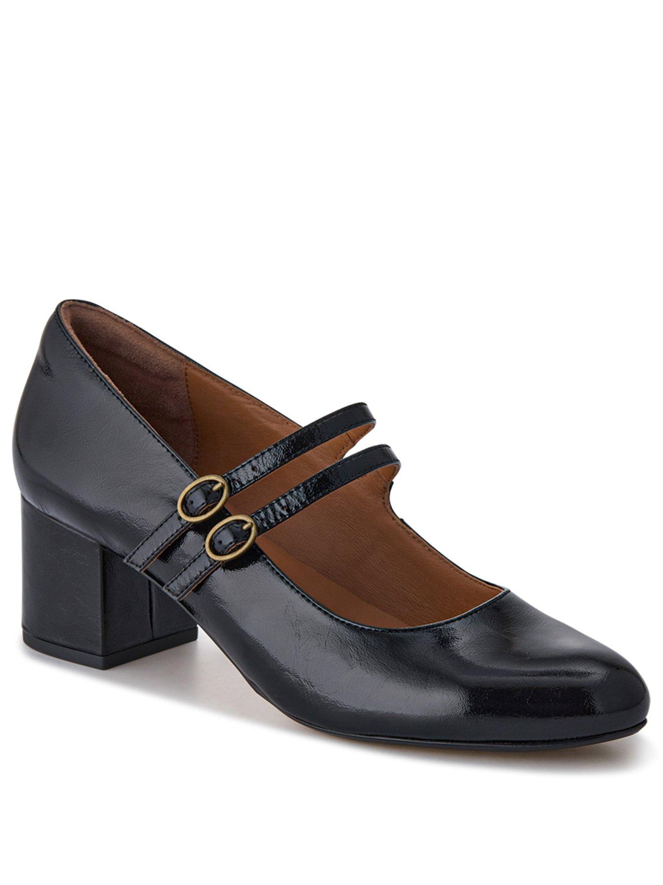 jones-bootmaker-wide-fit-xanthi-double-strap-mary-jane-blackstillFront