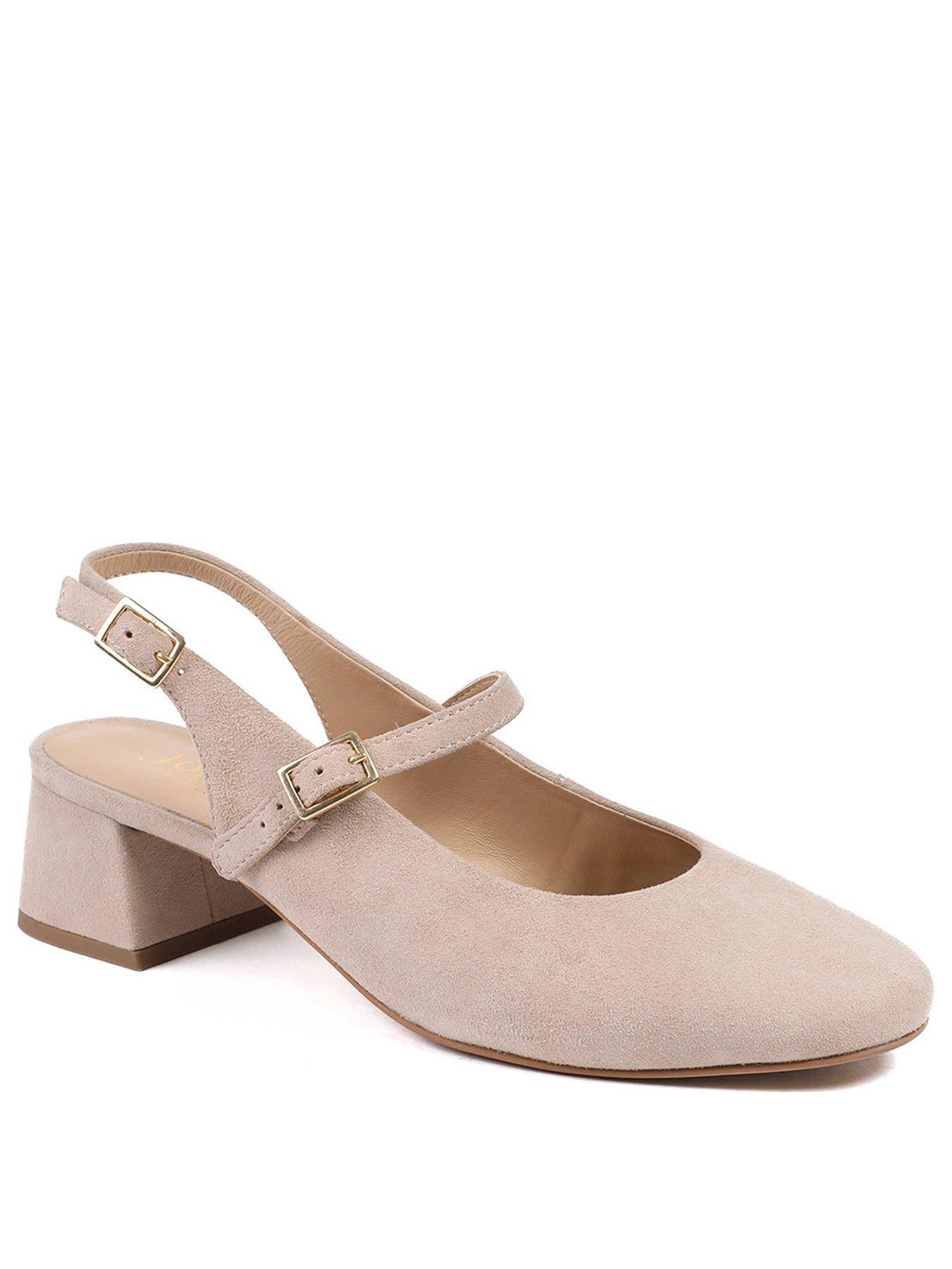 Image 2 of 6 of Jones Bootmaker Yamila Block Heel Mary Jane - Beige