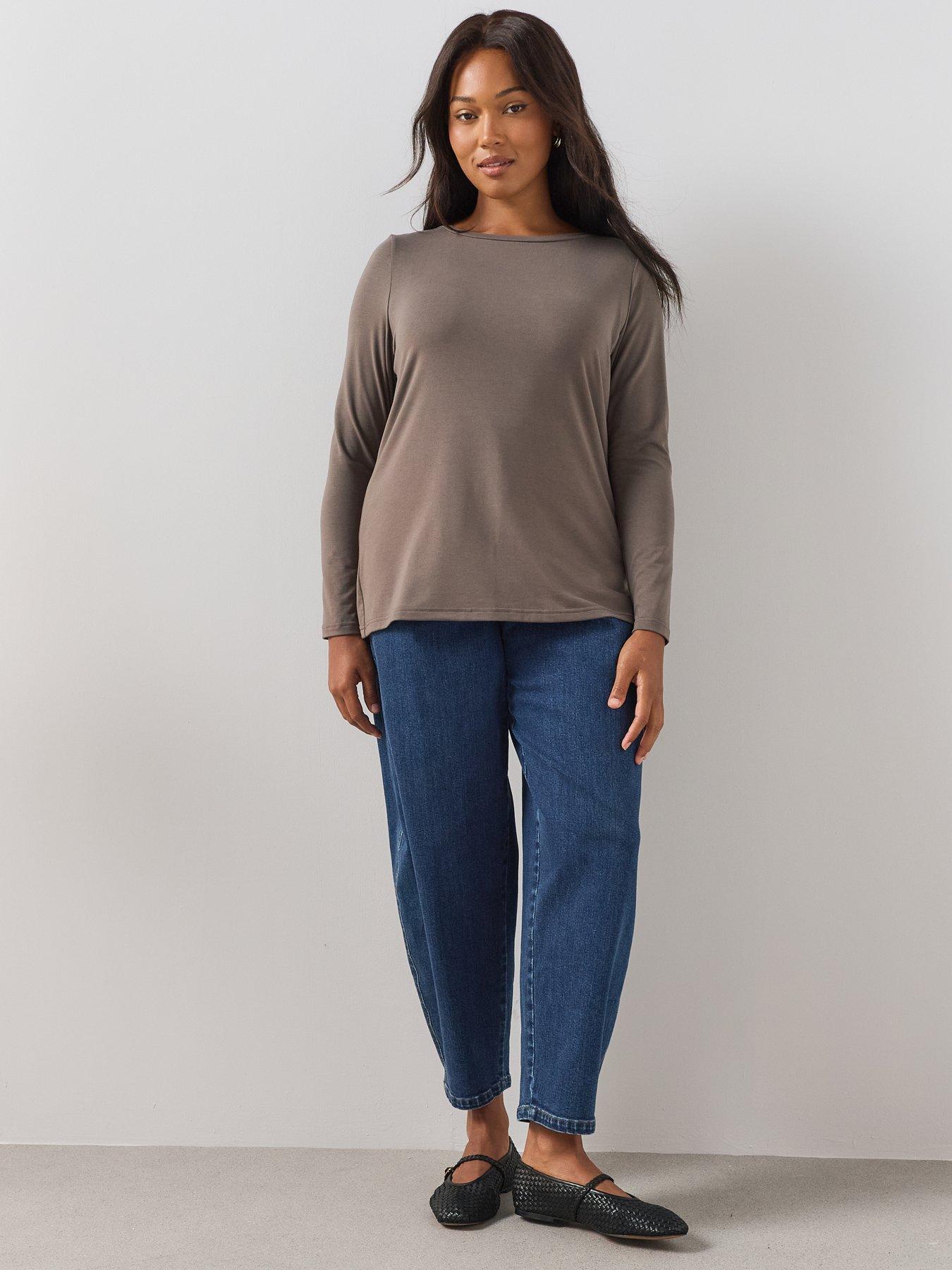 Image 5 of 7 of The Very Collection Curve 2 Pack Long Sleeve Tops