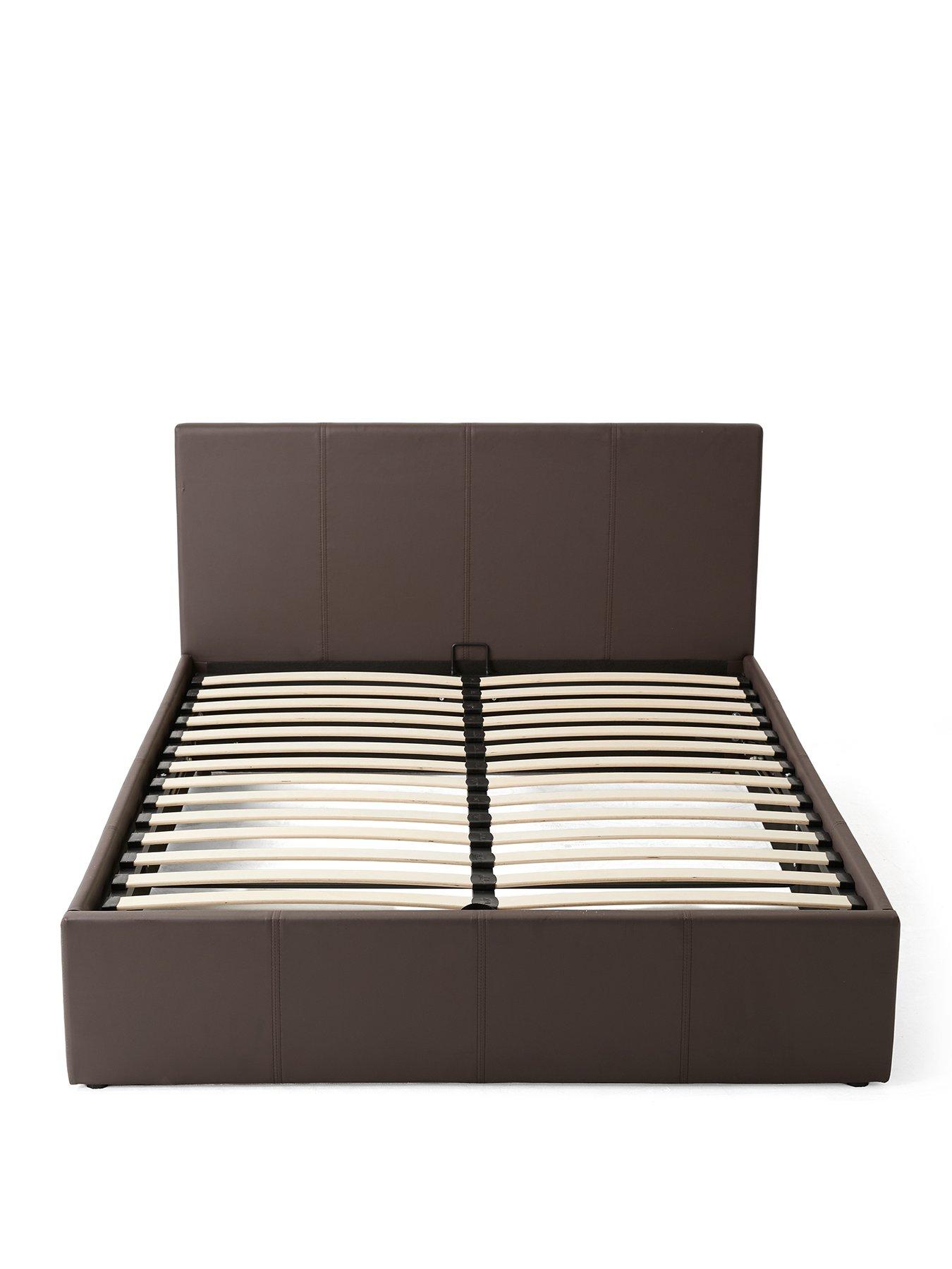 Image 2 of 7 of The Very Collection Marston Faux Leather Side Lift Up Bed with Mattress Options (Buy &amp; SAVE!) - FSC&reg; Certified