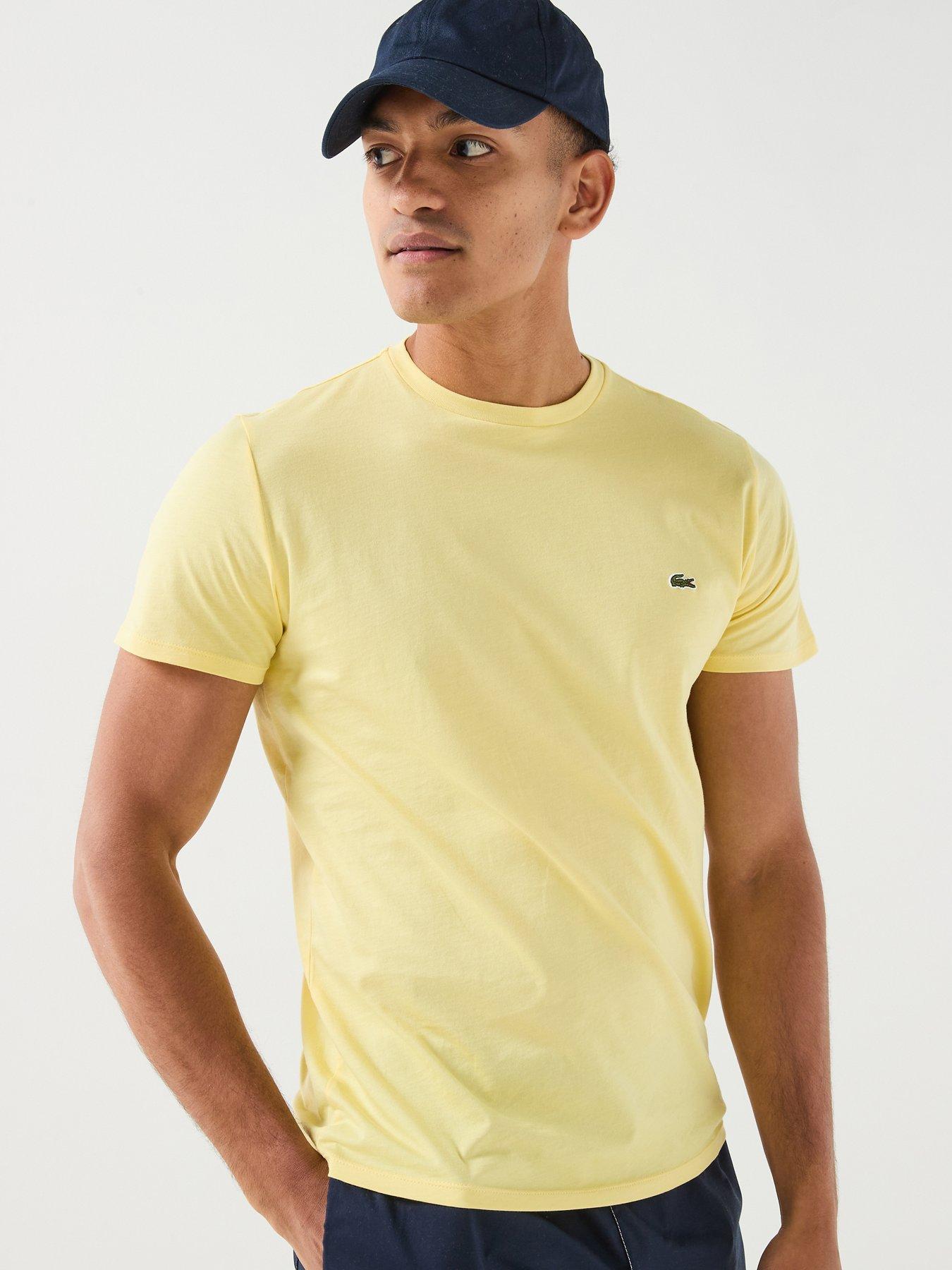Lacoste Lacoste Pima Cotton Short Sleeve T-shirt - Yellow