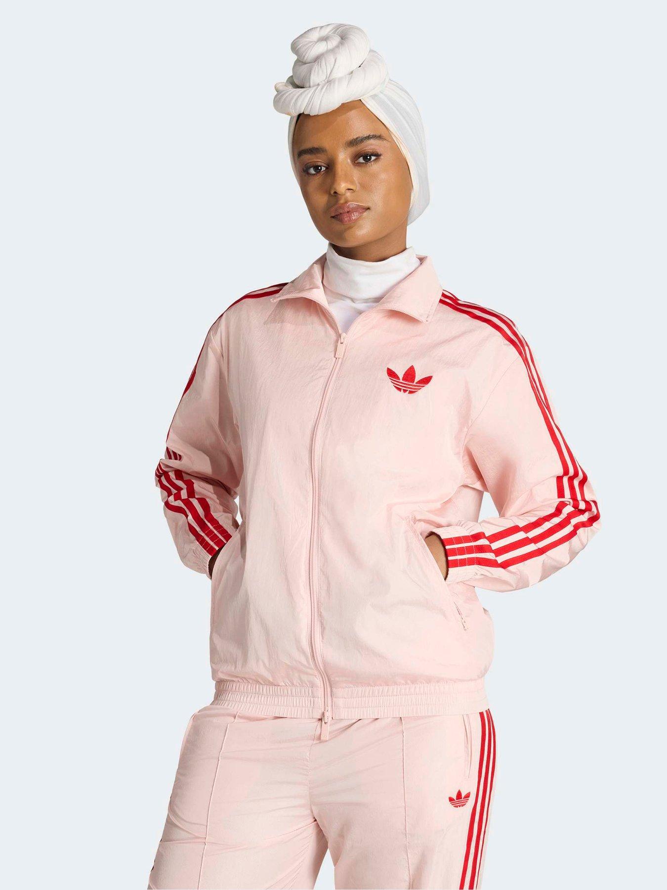 adidas Originals Firebird Loose Tracksuit Top - Pink