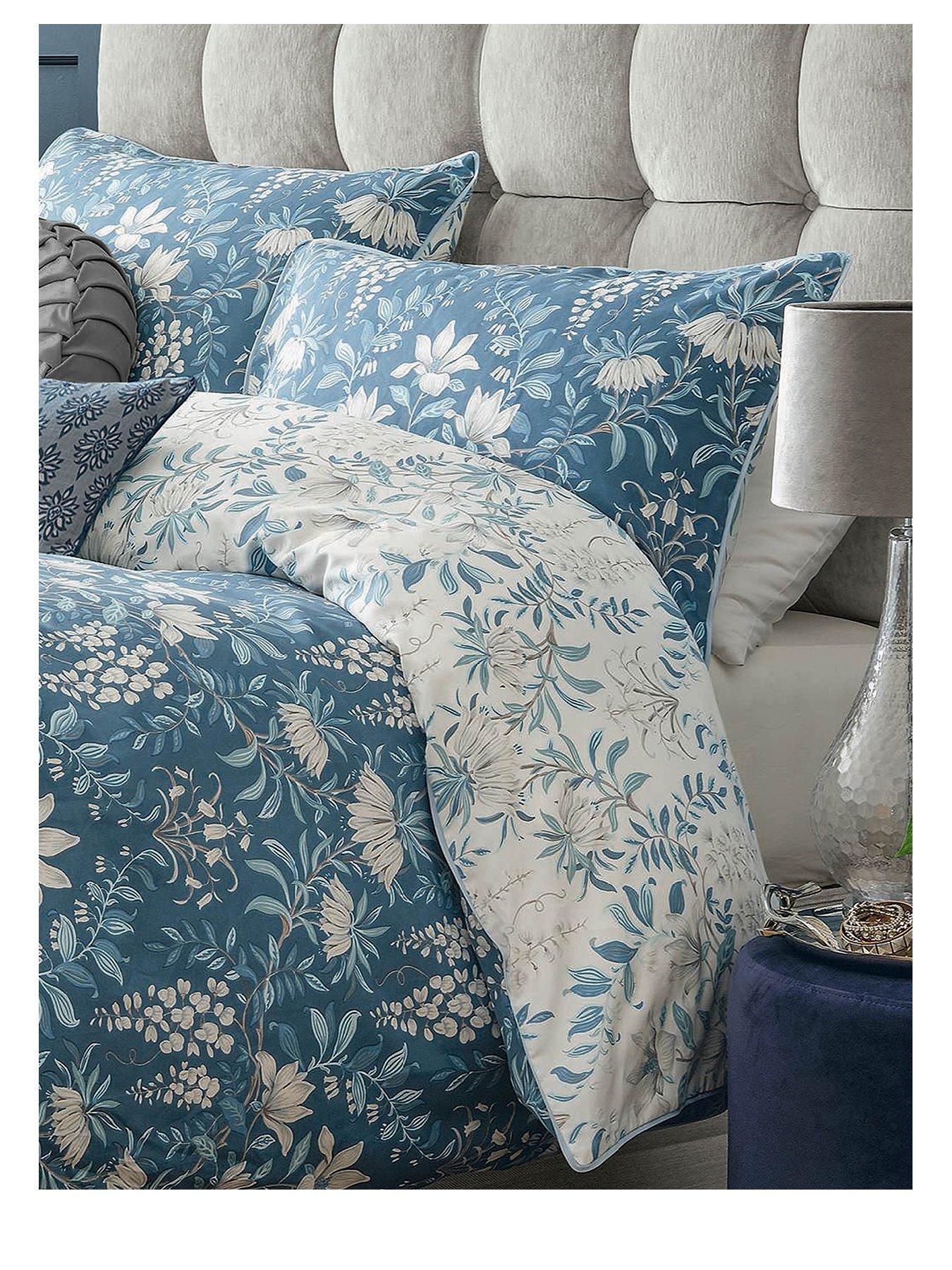 Image 2 of 2 of Laura Ashley Parterre Quilt Set Seaspray