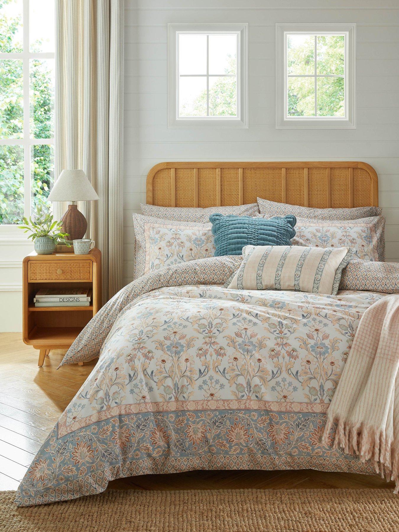 Laura Ashley Semington 100% Cotton Quilt Set Dustypink