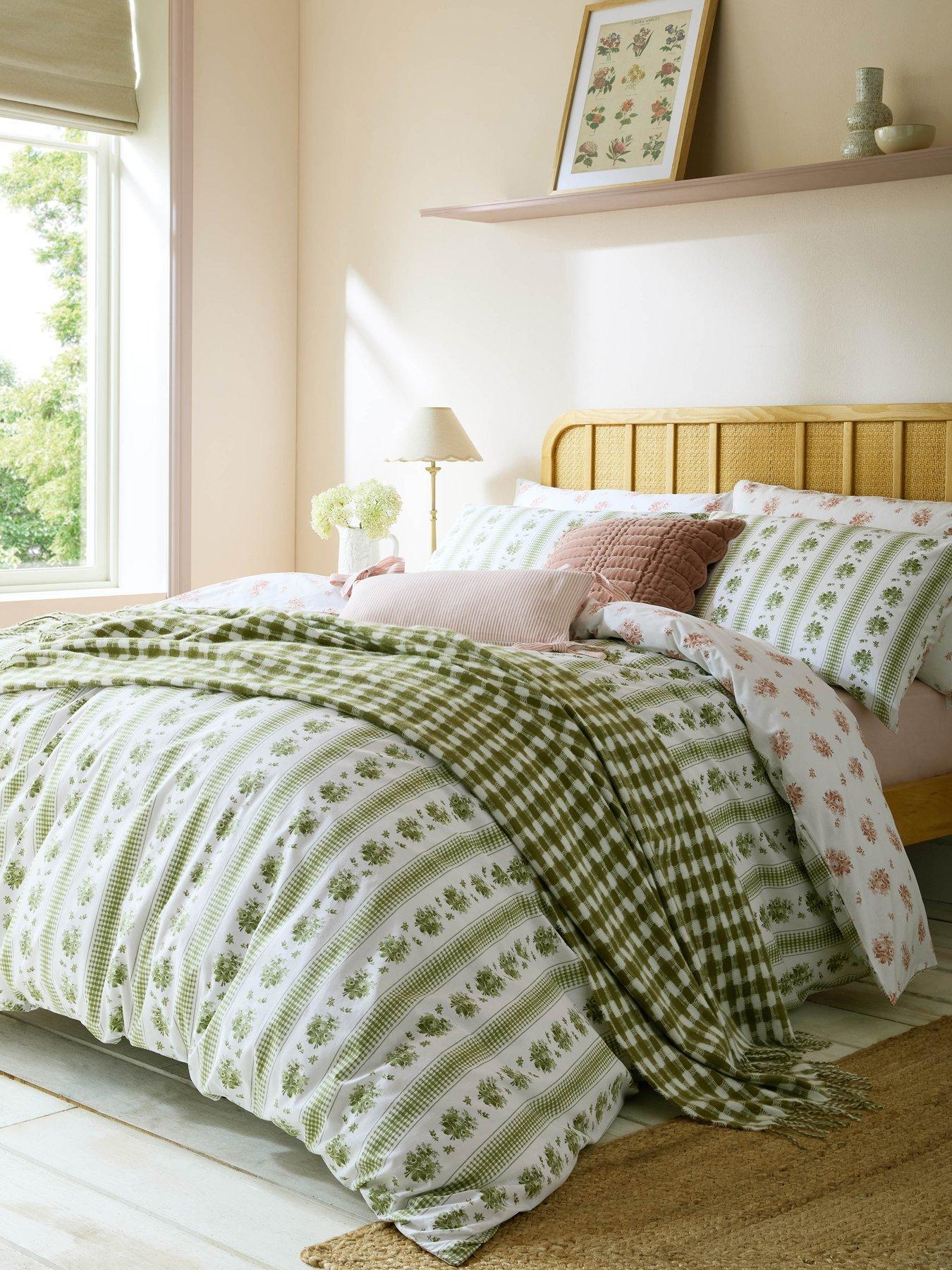 Image 1 of 4 of Laura Ashley Pensham Stripe 100% Cotton Standard Pillowcase Pair 50cm x 75cm Pink