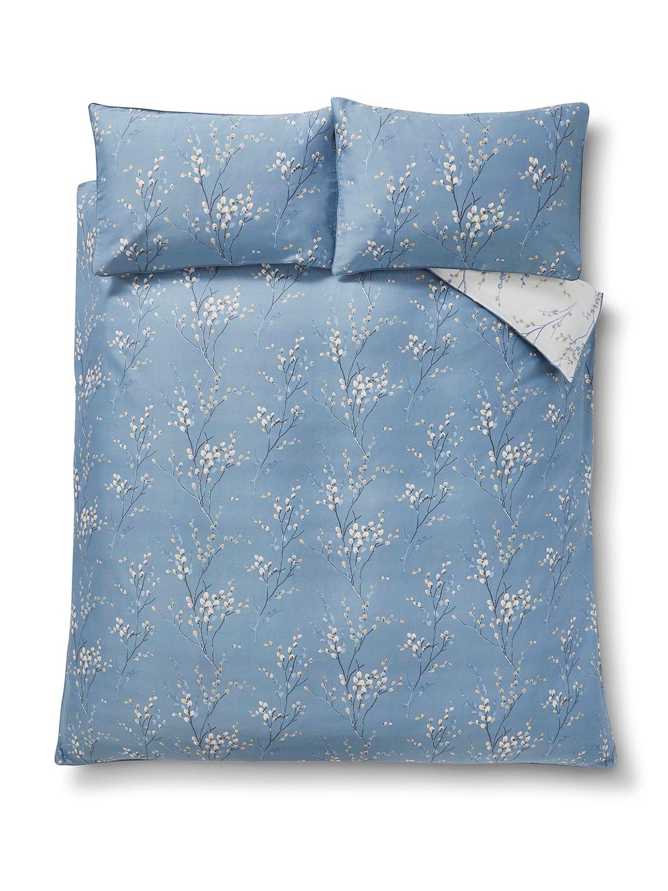 Image 2 of 4 of Laura Ashley Pussy Willow Quilt Set Seaspray