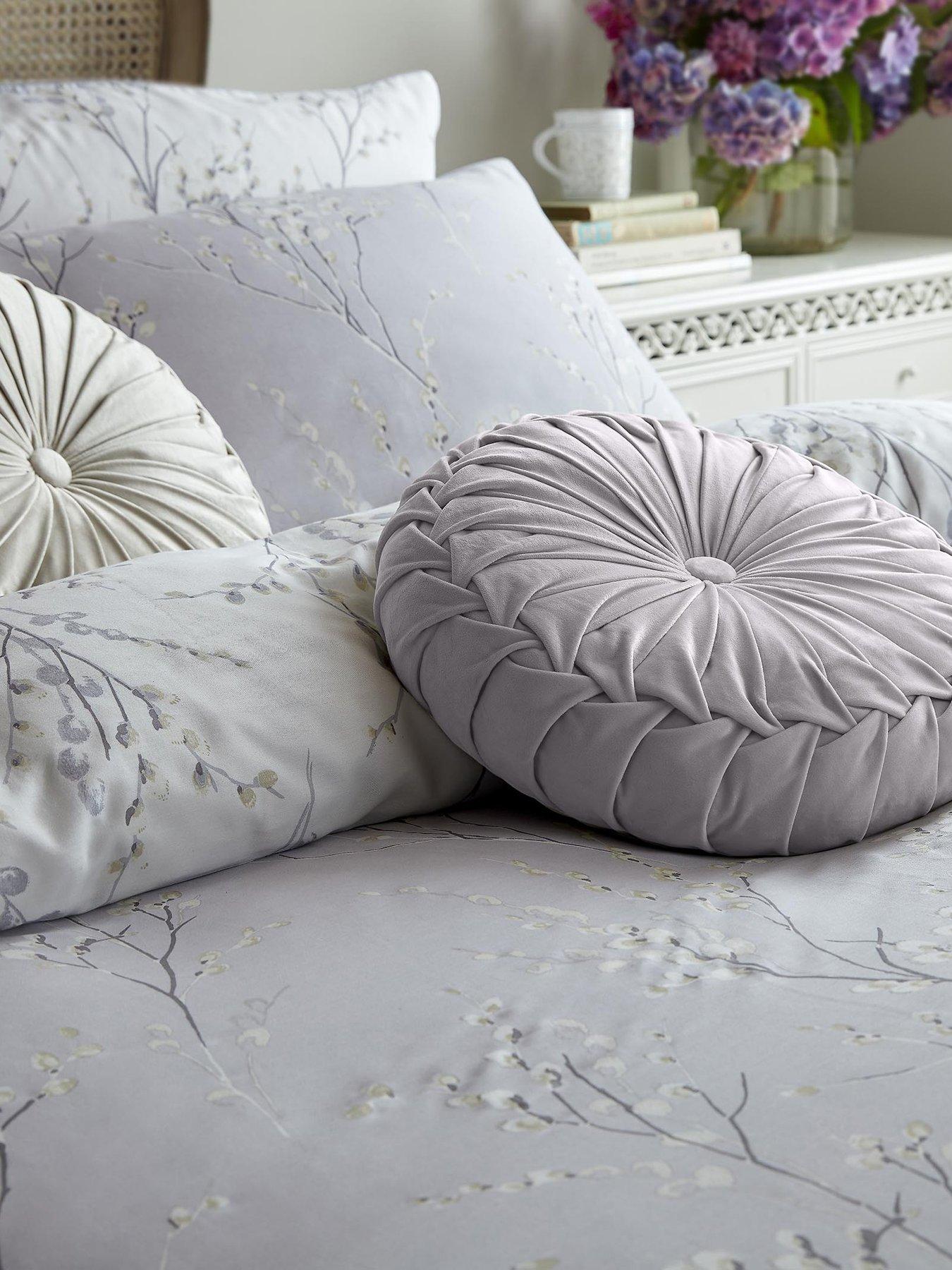 Image 3 of 6 of Laura Ashley Pussy Willow Quilt Set Lilac