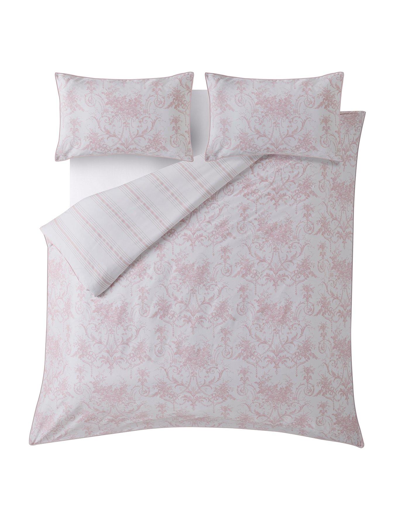 Image 2 of 5 of Laura Ashley Tuileries Quilt Set Blush