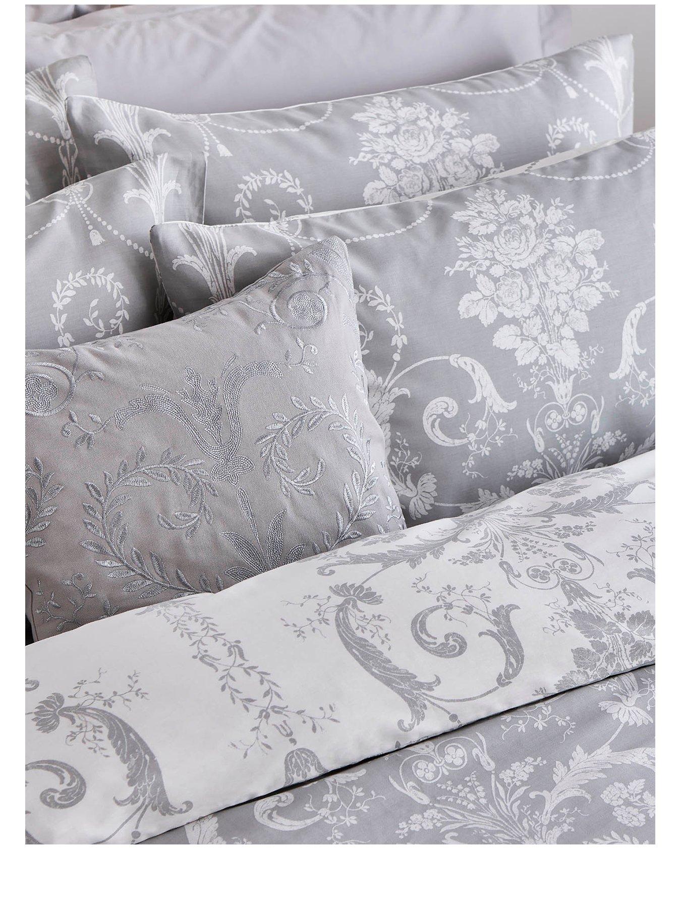 Image 2 of 3 of Laura Ashley Josette Quilt Set Steel