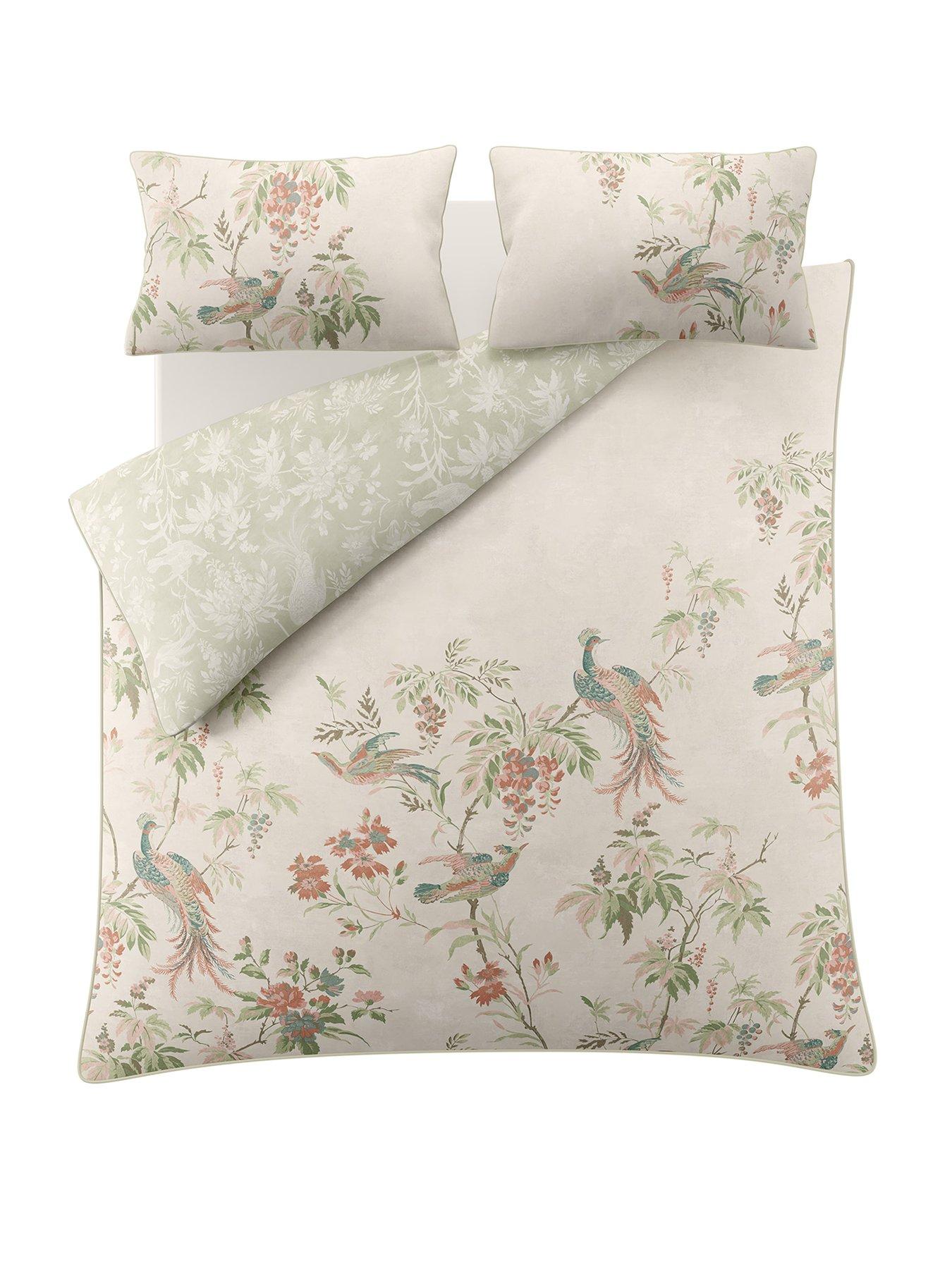 Image 2 of 7 of Laura Ashley Attleton Quilt Set Sage