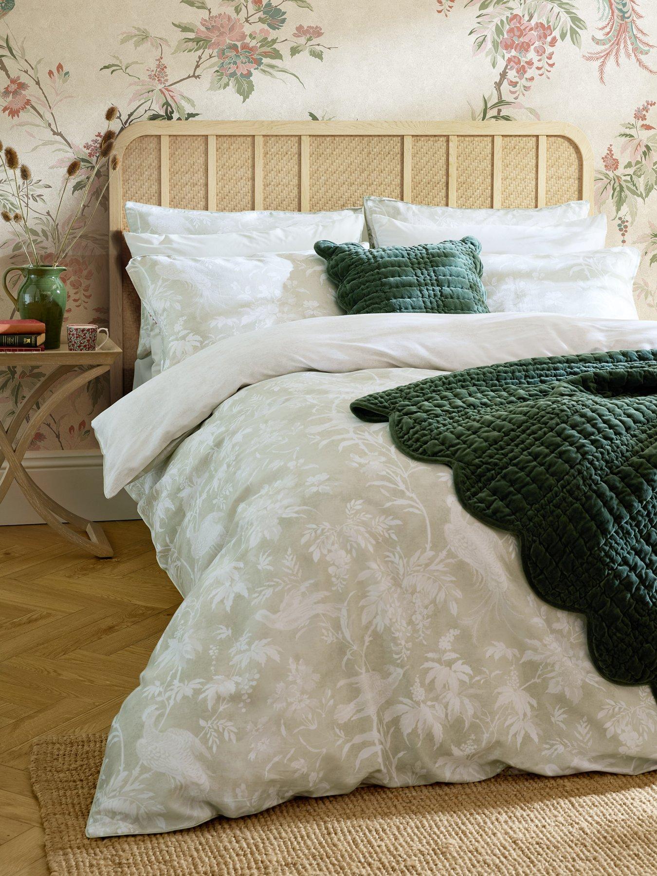 Image 6 of 7 of Laura Ashley Attleton Quilt Set Sage