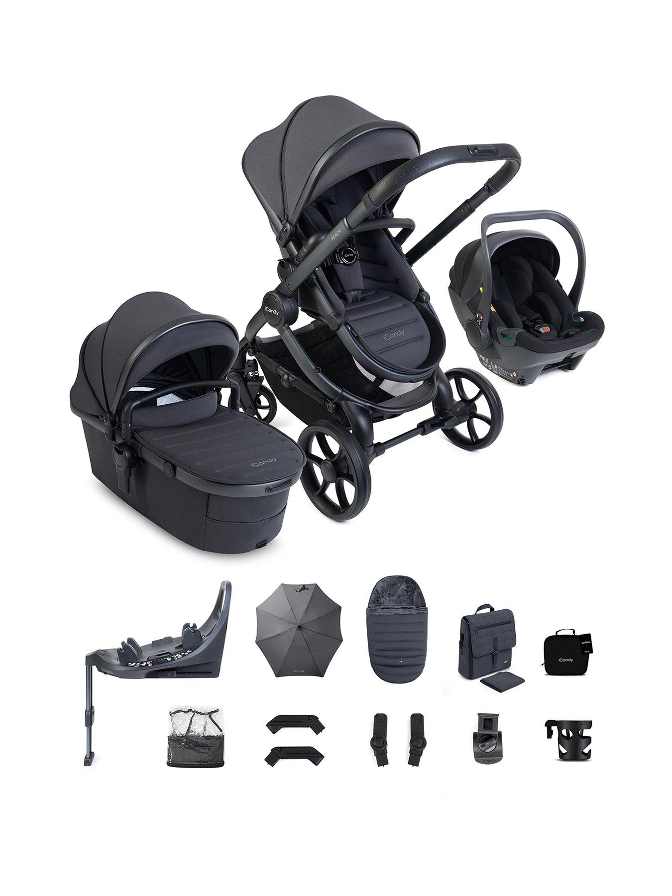 icandy-peach-8-travel-system-with-black-cocoon-360-greyfront