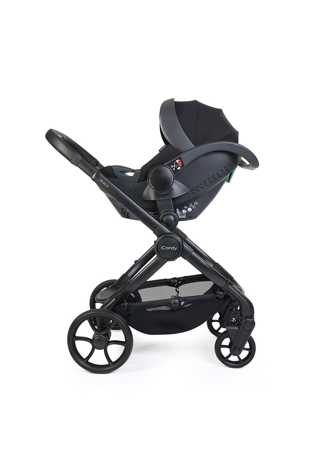 Image 3 of 8 of iCandy Peach 8 Travel System with Black Cocoon 360 - Taupe