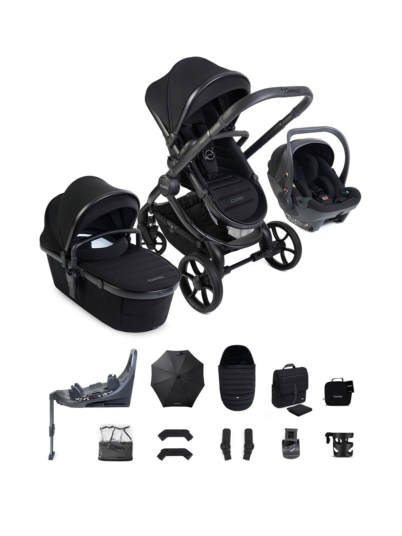icandy-peach-8-travel-system-with-black-cocoon-360-blackfront