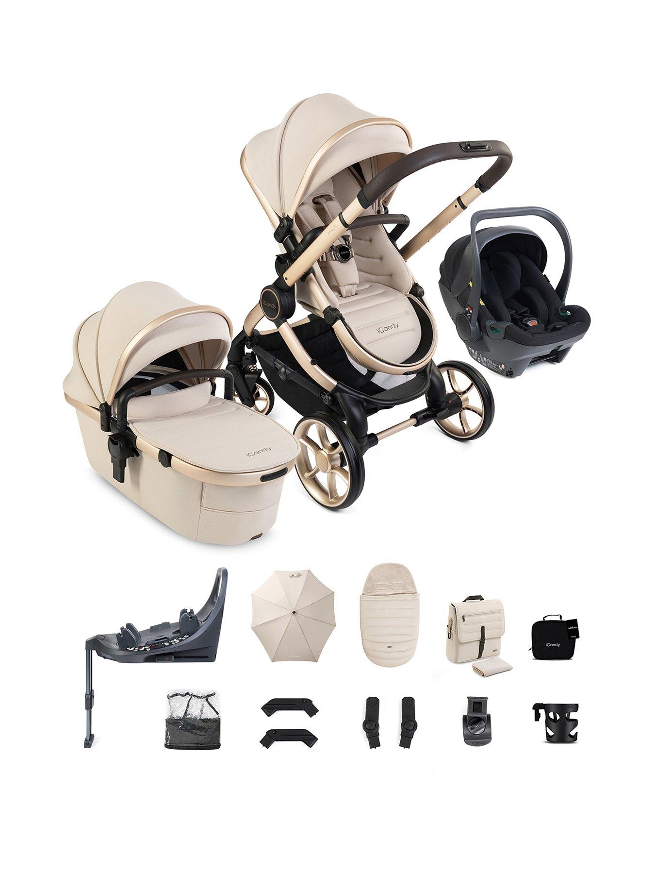 icandy-peach-8-editions-travel-system-with-black-cocoon-360-biscottifront