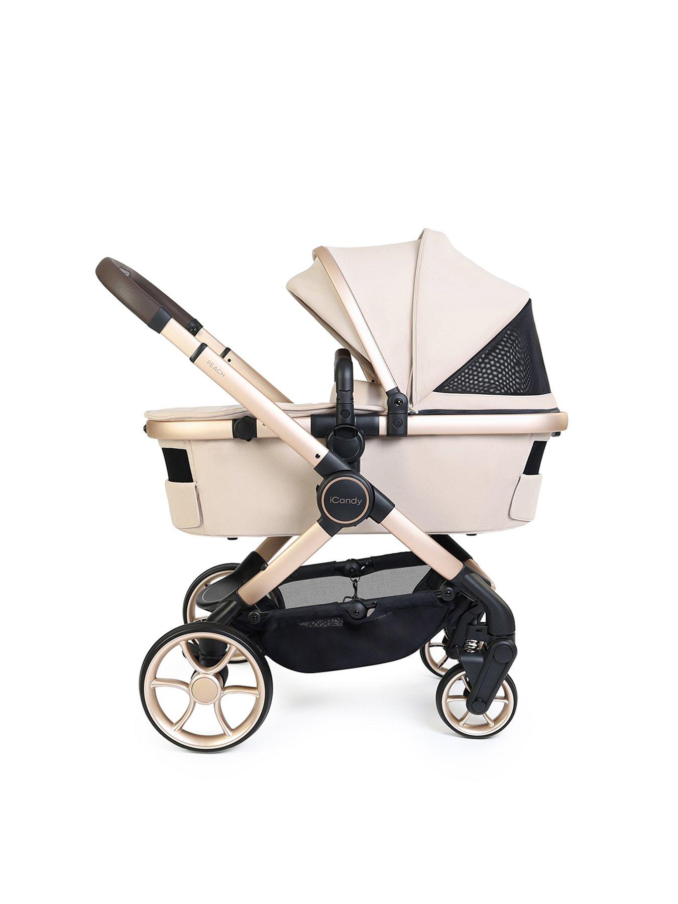 icandy-peach-8-editions-travel-system-with-black-cocoon-360-biscottistillFront