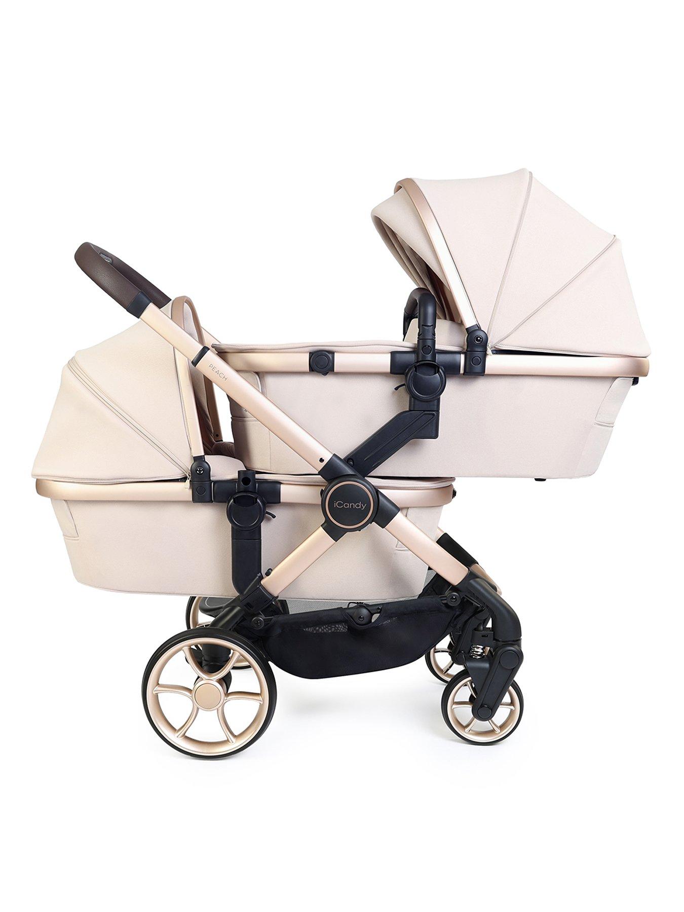 icandy-peach-8-twin-complete-pushchair-editions-bundle-biscottistillFront