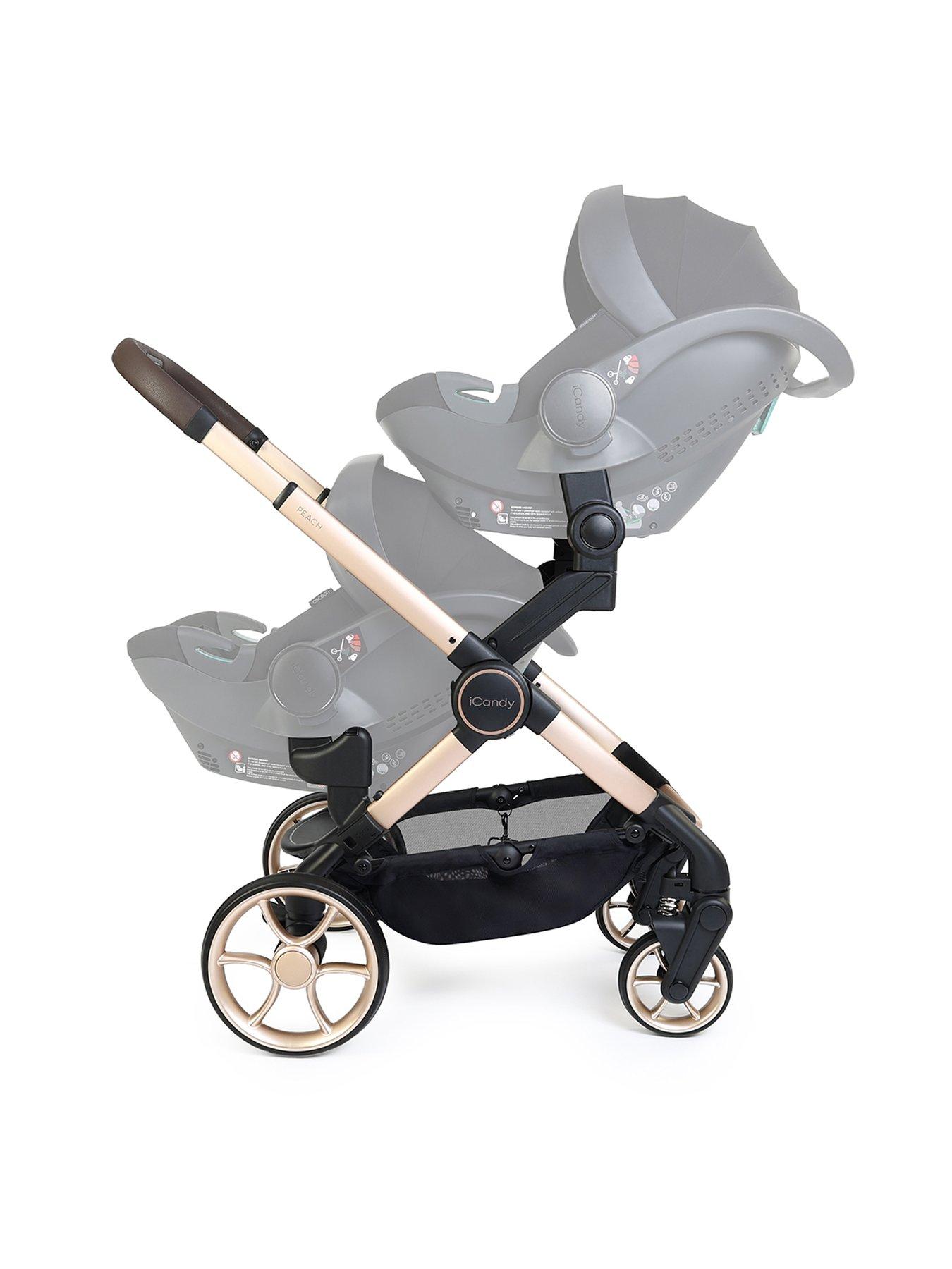 icandy-peach-8-twin-complete-pushchair-editions-bundle-biscottiback