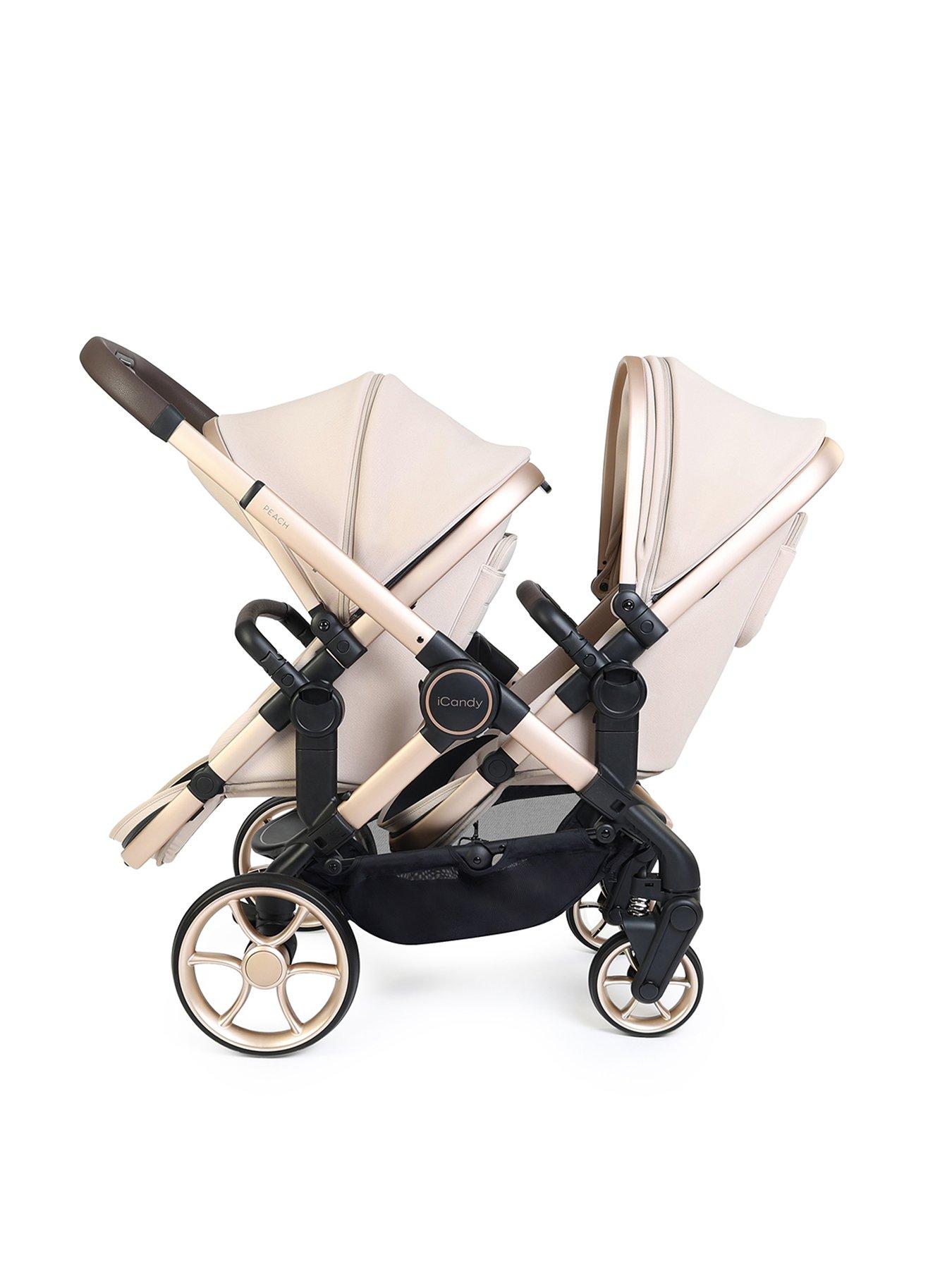 icandy-peach-8-twin-complete-pushchair-editions-bundle-biscottioutfit