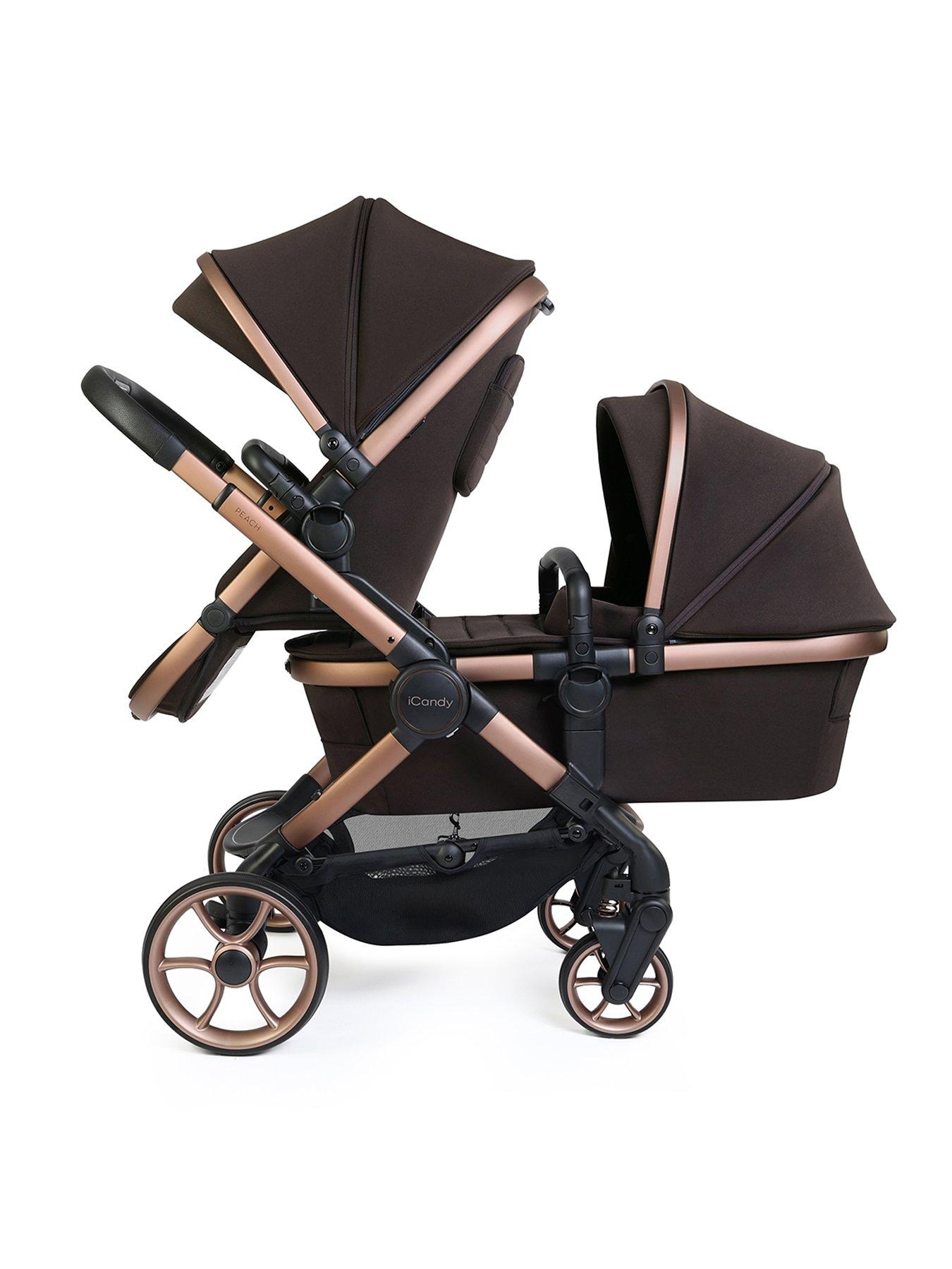 icandy-peach-8-double-complete-pushchair-editions-bundle-pecanstillFront