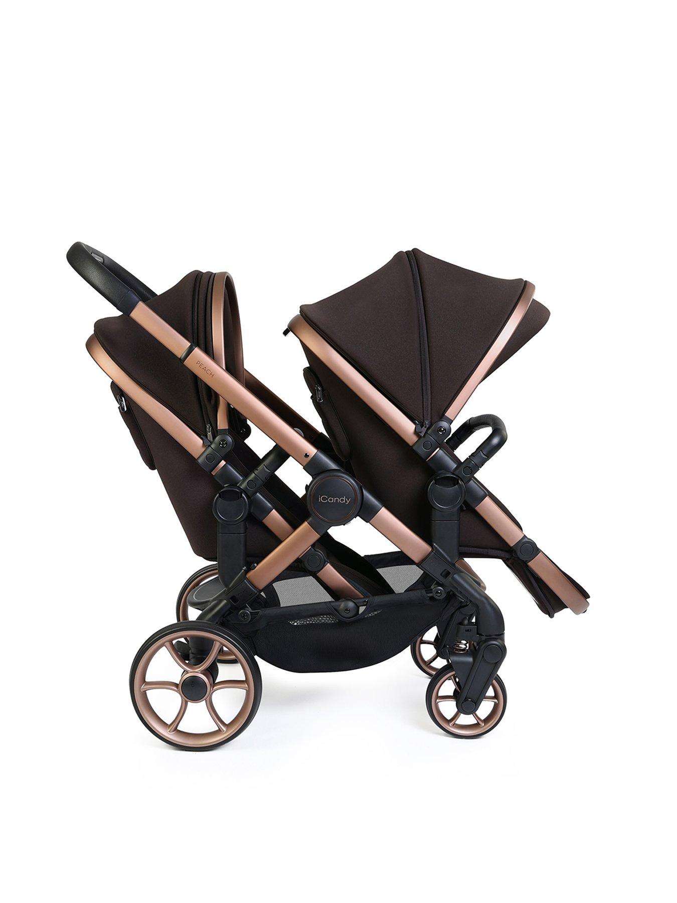 Image 5 of 7 of iCandy Peach 8 Twin Complete Pushchair Editions Bundle - Pecan