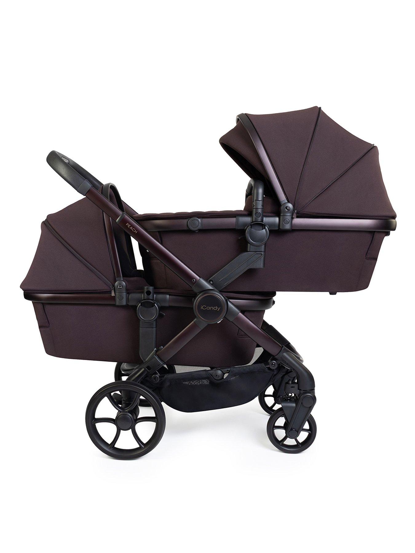 Image 2 of 7 of iCandy Peach 8 Twin Complete Pushchair Editions Bundle - Coffee Bean
