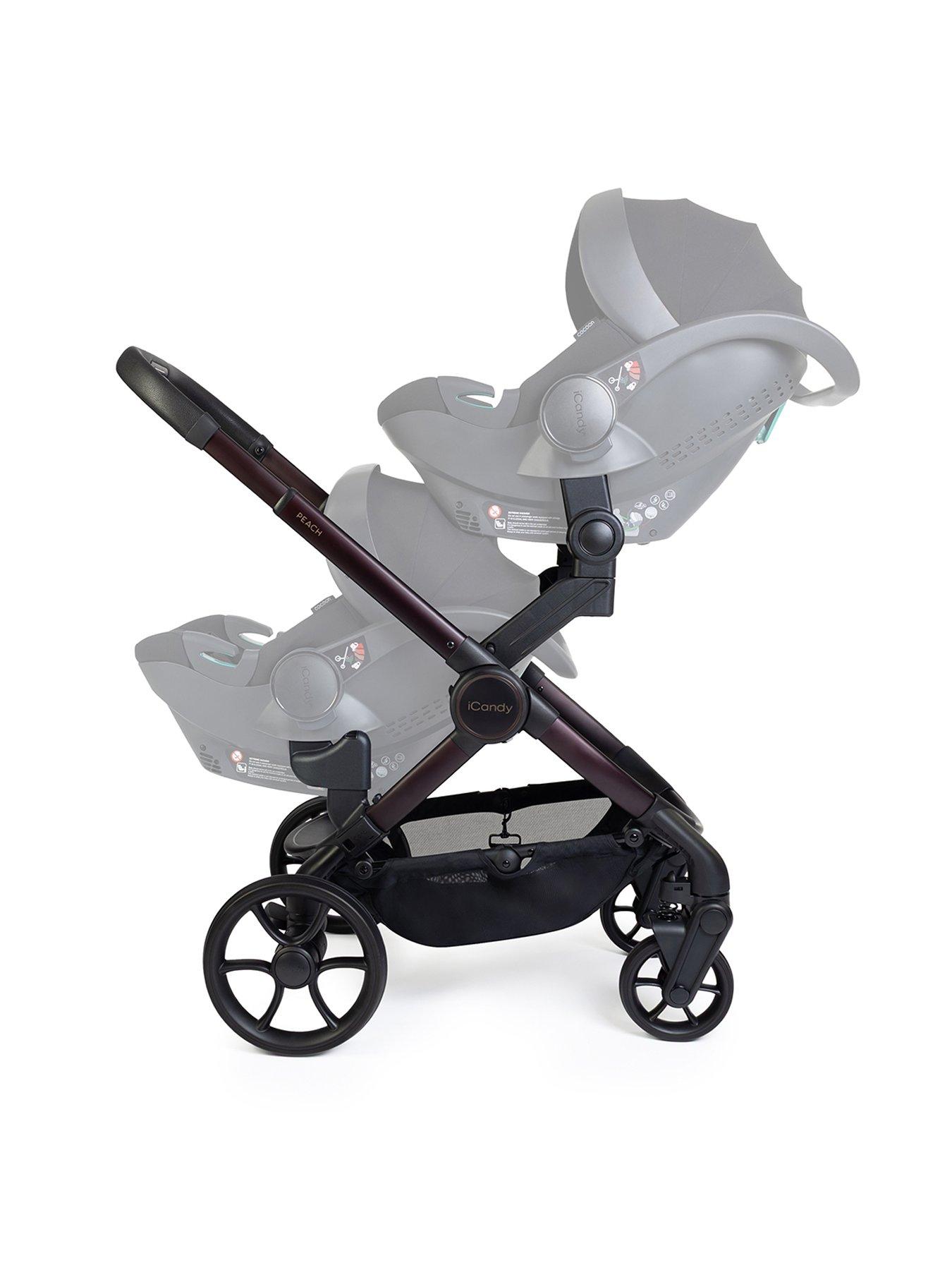 Image 3 of 7 of iCandy Peach 8 Twin Complete Pushchair Editions Bundle - Coffee Bean