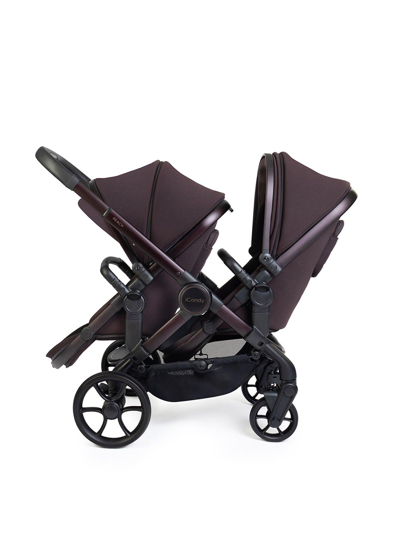Image 4 of 7 of iCandy Peach 8 Twin Complete Pushchair Editions Bundle - Coffee Bean