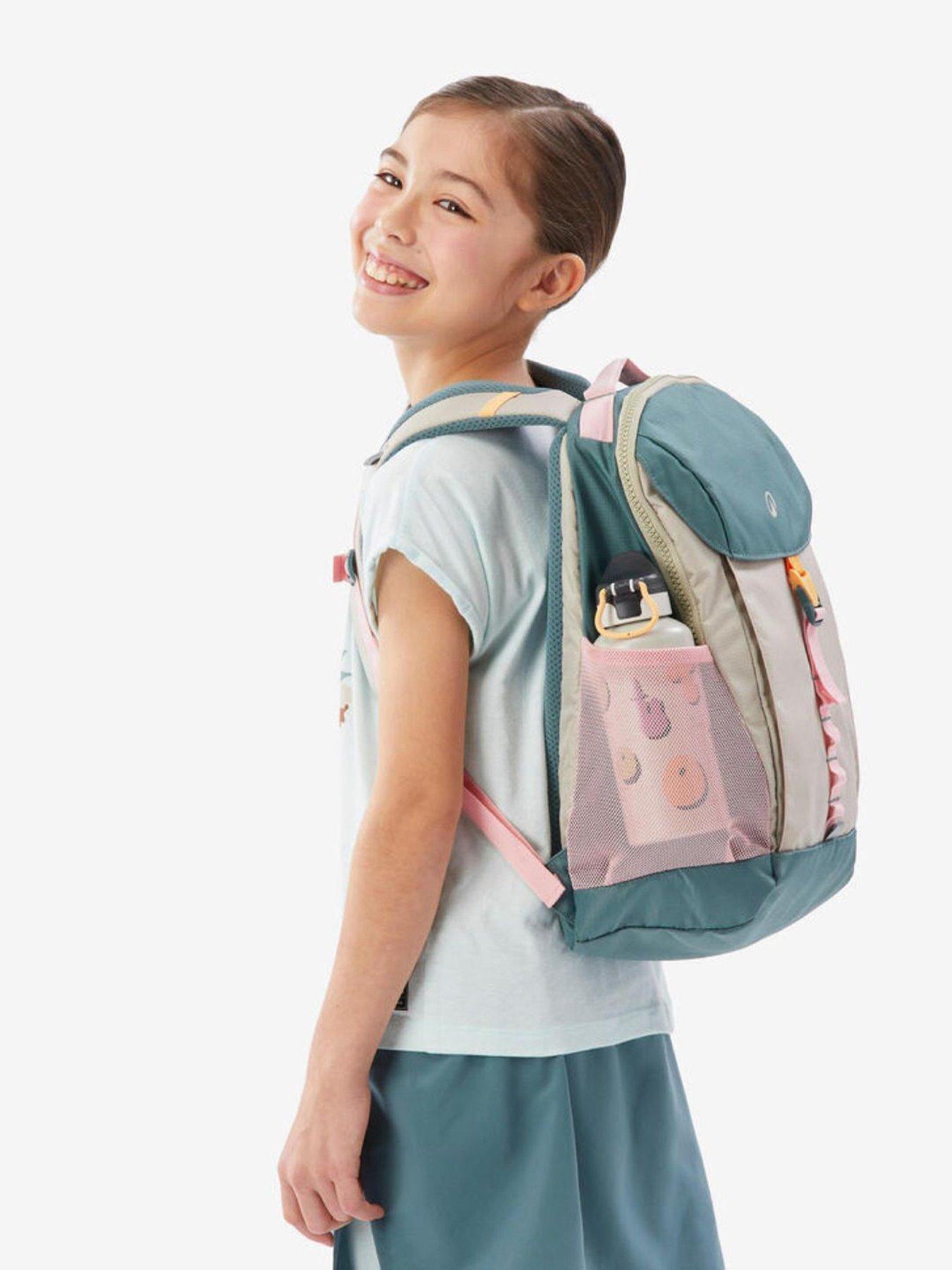 Image 2 of 6 of Decathlon BACKPACK NH900 GREEN PINK 15L JR