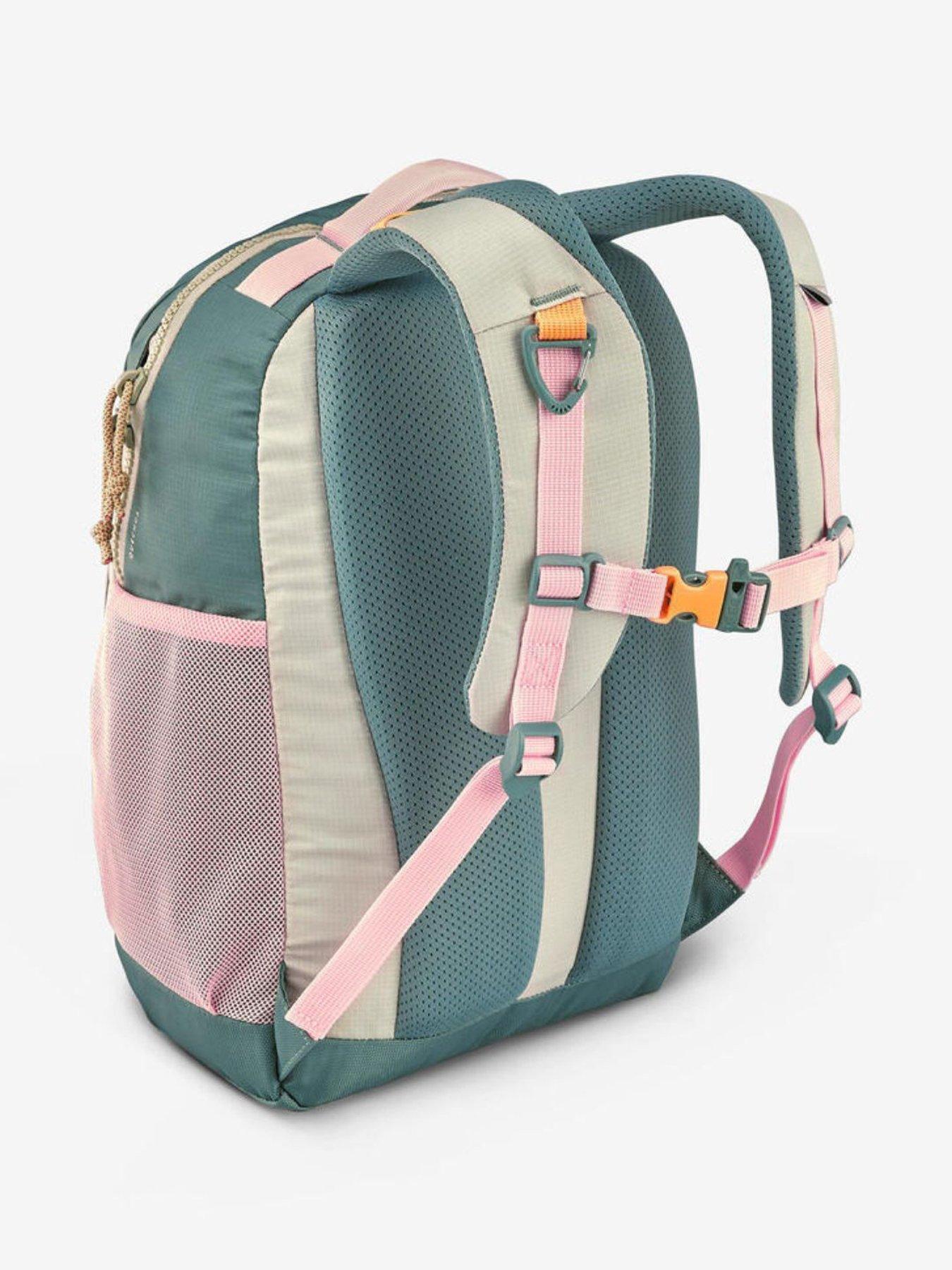 Image 4 of 6 of Decathlon BACKPACK NH900 GREEN PINK 15L JR