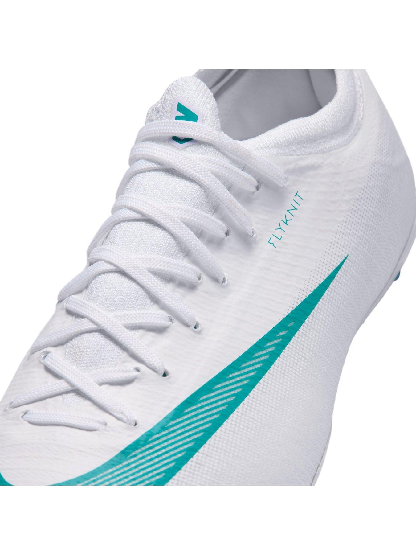 Image 6 of 7 of Nike Junior Vapor 17 Pro Firm Ground Football Boots - White/Dusty Cactus