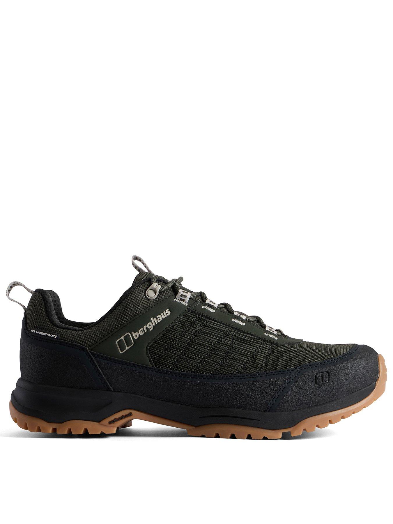 Berghaus Berghaus Men's Expeditor Trek AQ Waterproof Walking Shoes - Green / Black /Stone