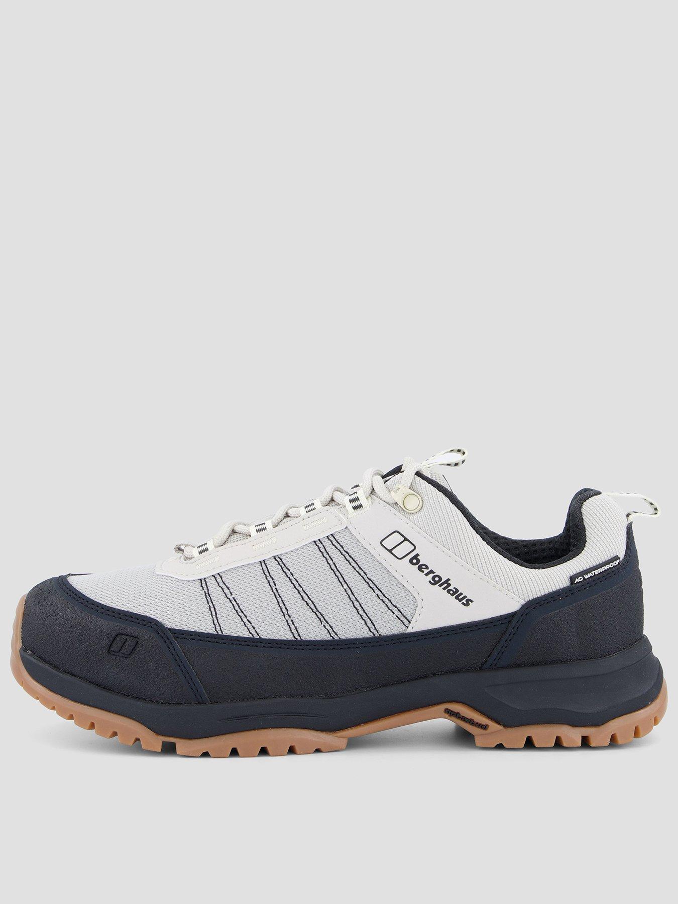 Image 1 of 7 of Berghaus Mens Cushioned Grippy Lace-Up Hiking Shoes - Black