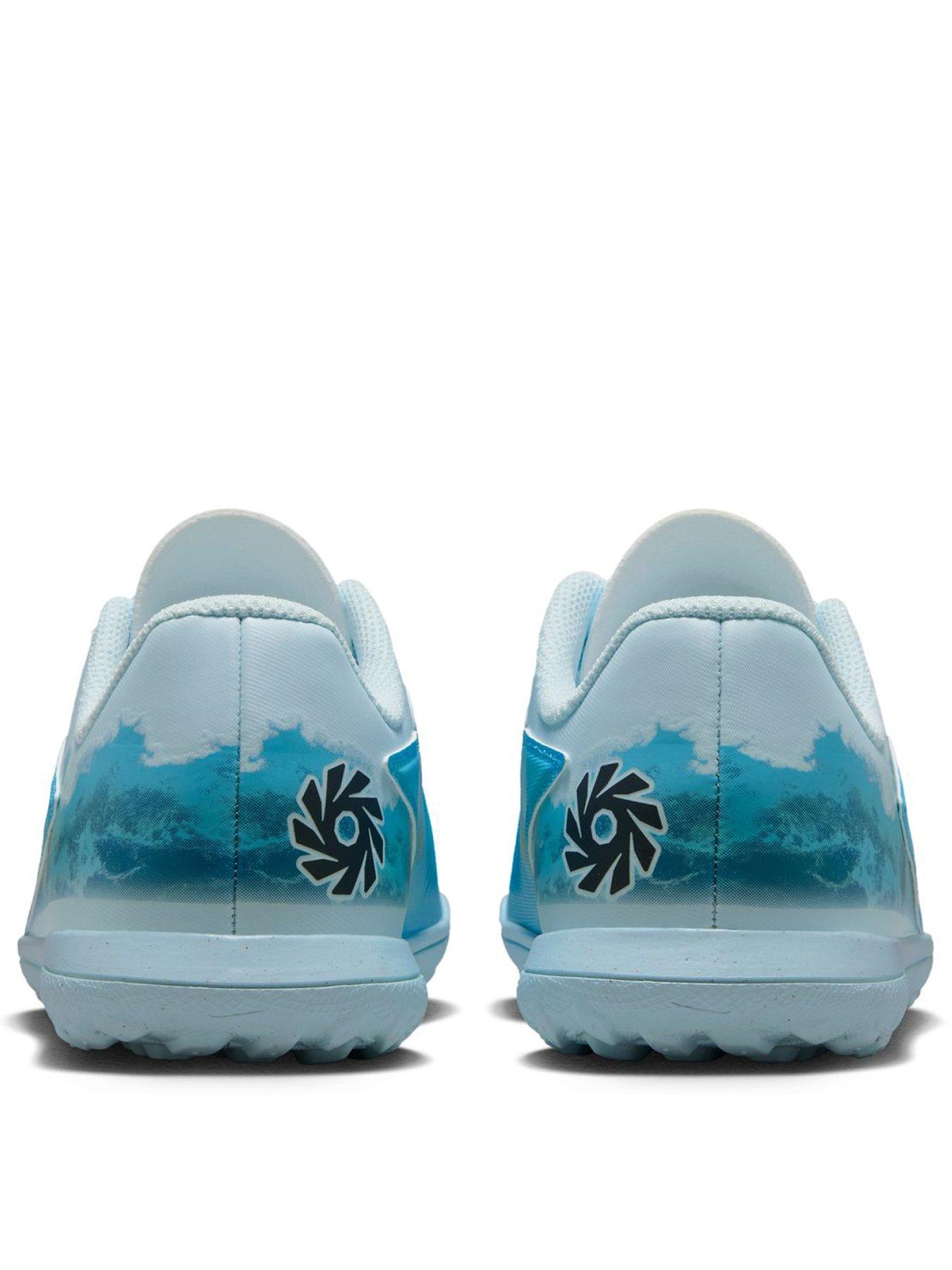 Image 3 of 7 of Nike Junior Phantom 6 Low Astro Turf Lace-Up Football Boots - Baltic Blue